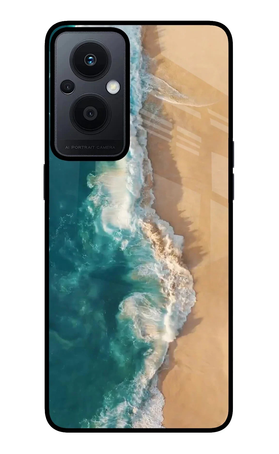 Ocean Beach Oppo F21 Pro 5G Glass Case - Ocean Beach Oppo F21 Pro 5G Glass Case Ocean Beach Oppo F21 Pro 5G Glass Case
