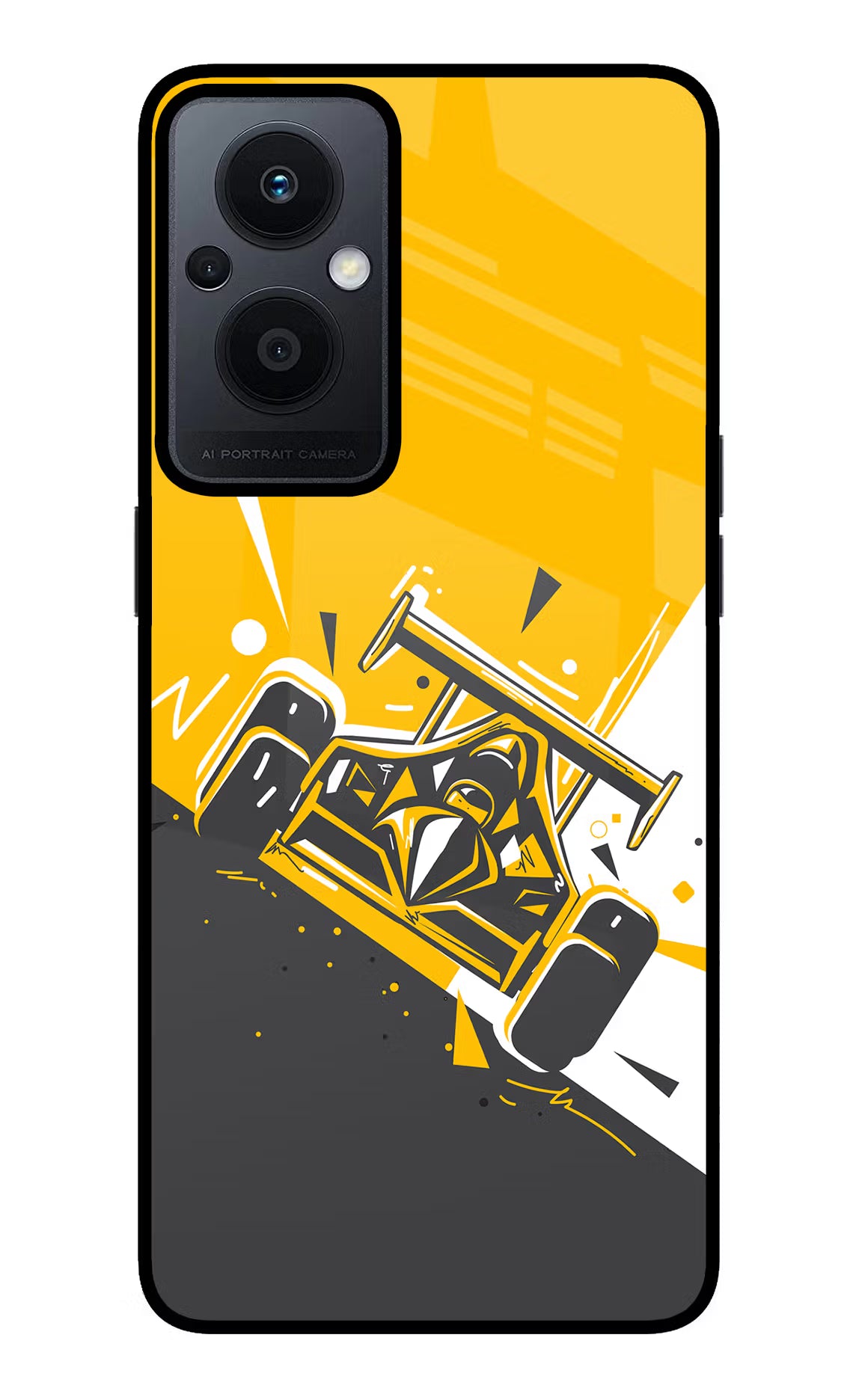 Track King Oppo F21 Pro 5G Back Cover - Track King Oppo F21 Pro 5G Glass Case Back Cover by Casekaro Track King Oppo F21 Pro 5G Glass Case Back Cover by Casekaro