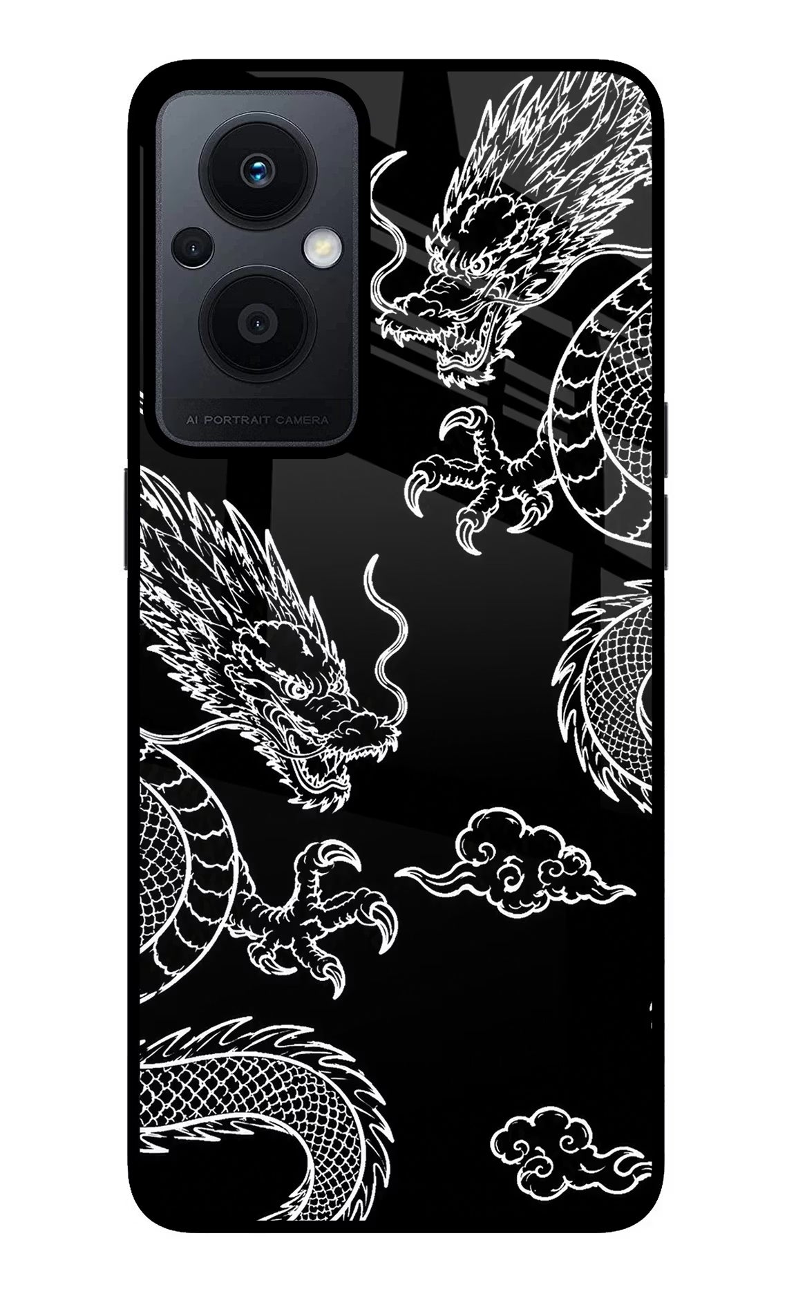 Twin Dragons Oppo F21 Pro 5G Glass Case - Twin Dragons Oppo F21 Pro 5G Glass Case Twin Dragons Oppo F21 Pro 5G Glass Case