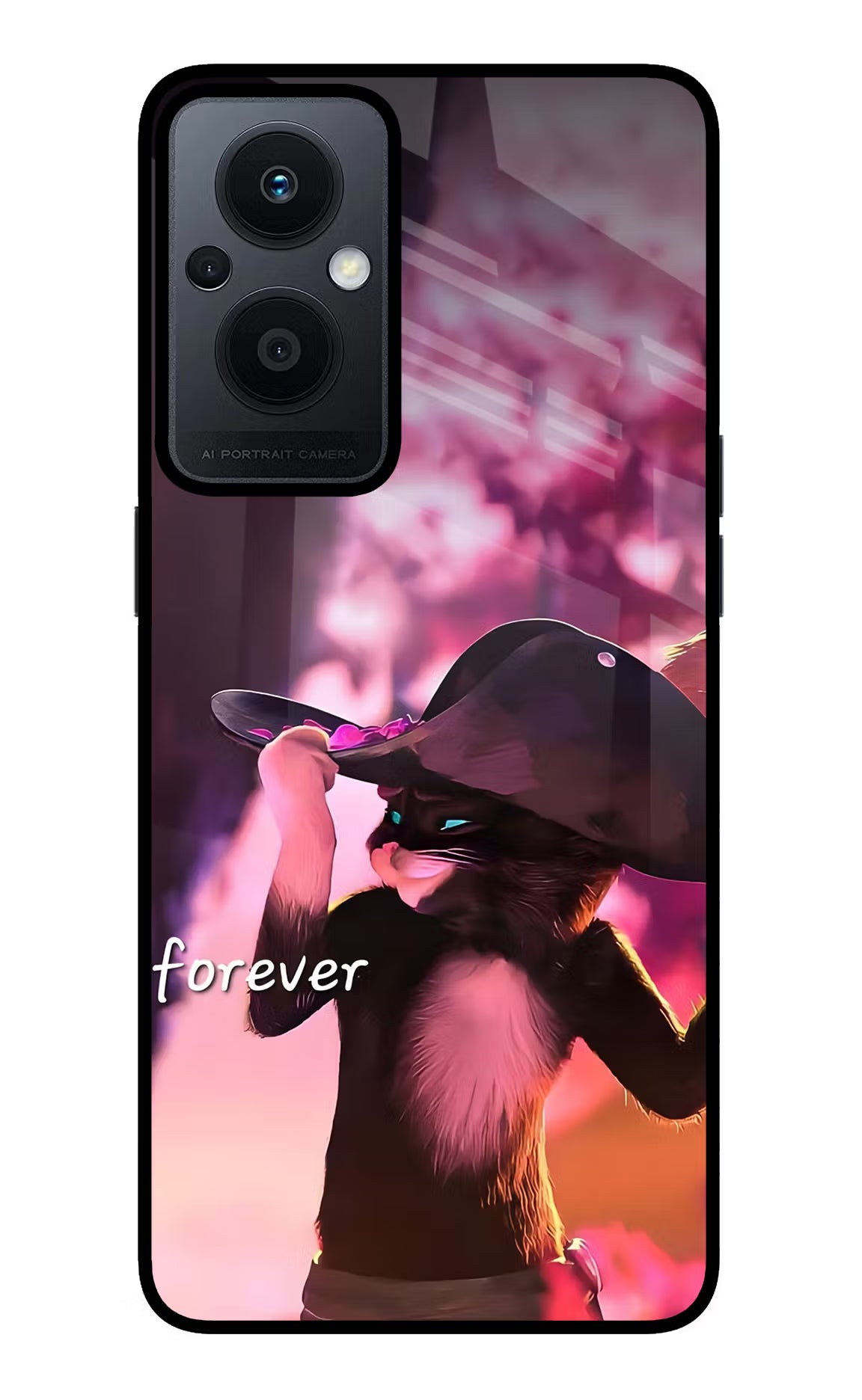 Forever Cat Oppo F21 Pro 5G Glass Case - Forever Cat Oppo F21 Pro 5G Glass Case Forever Cat Oppo F21 Pro 5G Glass Case
