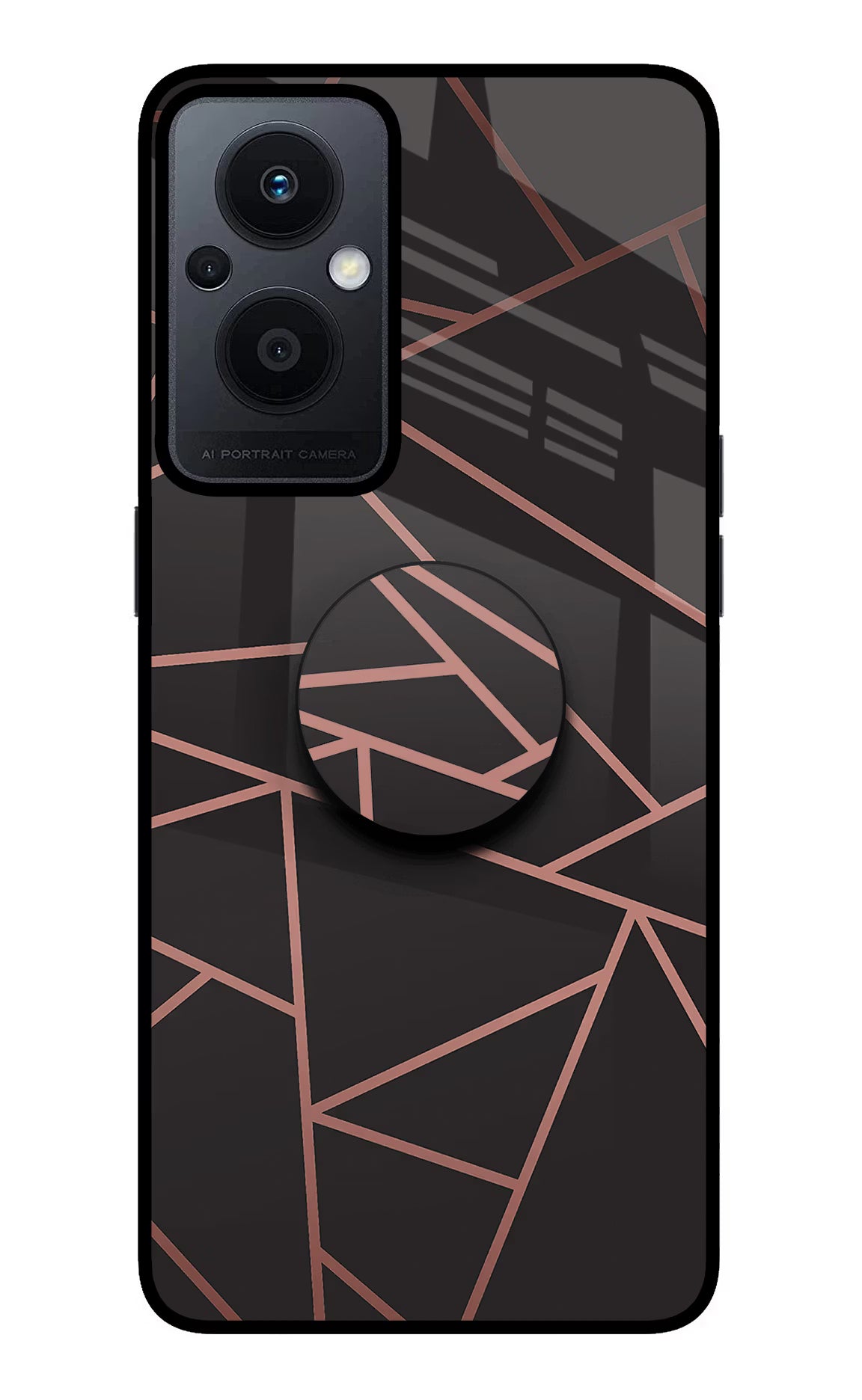 Geometric Pattern Oppo F21 Pro 5G Glass Case - Geometric Pattern Oppo F21 Pro 5G Glass Case Geometric Pattern Oppo F21 Pro 5G Glass Case