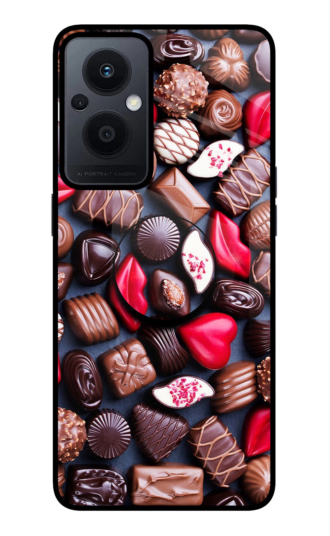 Chocolates Oppo F21 Pro 5G Glass Case - Chocolates Oppo F21 Pro 5G Glass Case Chocolates Oppo F21 Pro 5G Glass Case