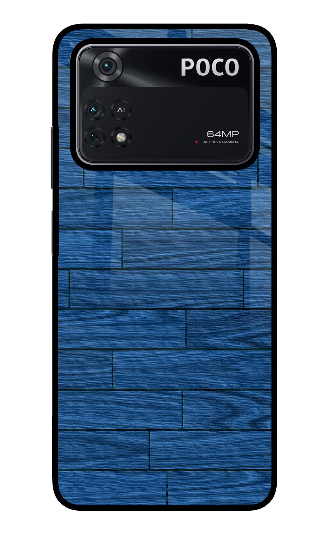 Wooden Texture Poco M4 Pro 4G Glass Case - Wooden Texture Poco M4 Pro 4G Glass Case Wooden Texture Poco M4 Pro 4G Glass Case