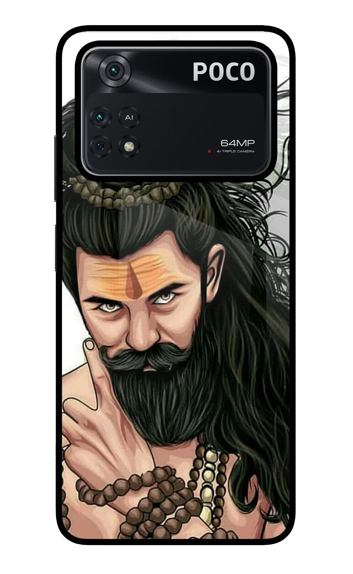 Mahadev Poco M4 Pro 4G Glass Case - Mahadev Poco M4 Pro 4G Glass Case Mahadev Poco M4 Pro 4G Glass Case