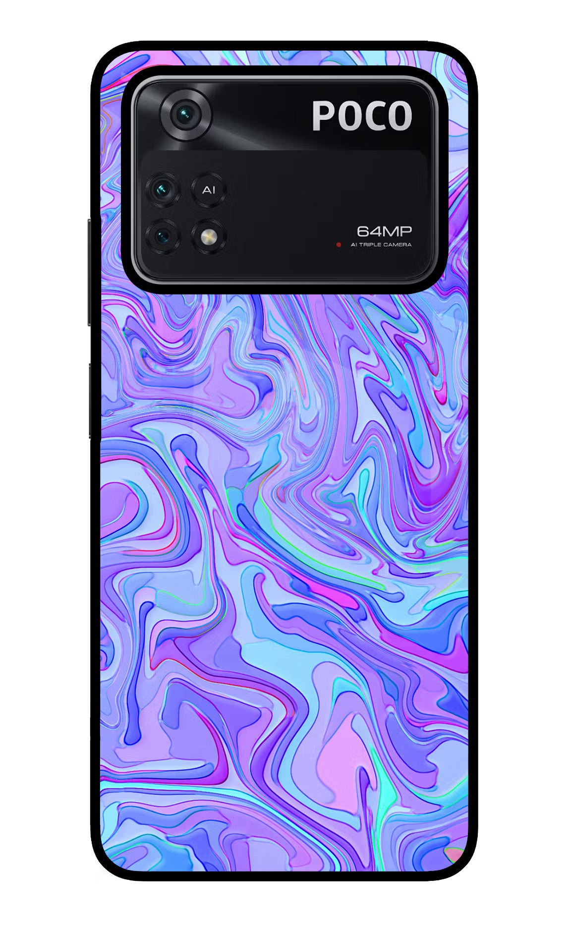 Glitter Poco M4 Pro 4G Glass Case - Glitter Poco M4 Pro 4G Glass Case Glitter Poco M4 Pro 4G Glass Case