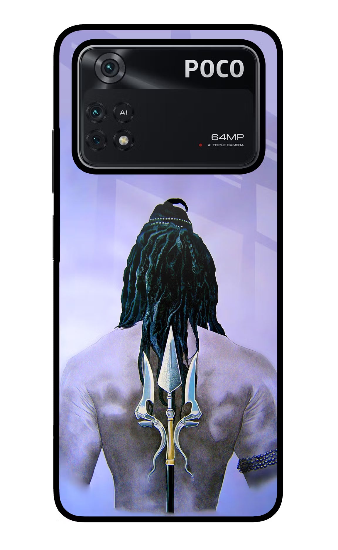 Shiva Poco M4 Pro 4G Glass Case - Shiva Poco M4 Pro 4G Glass Case Shiva Poco M4 Pro 4G Glass Case