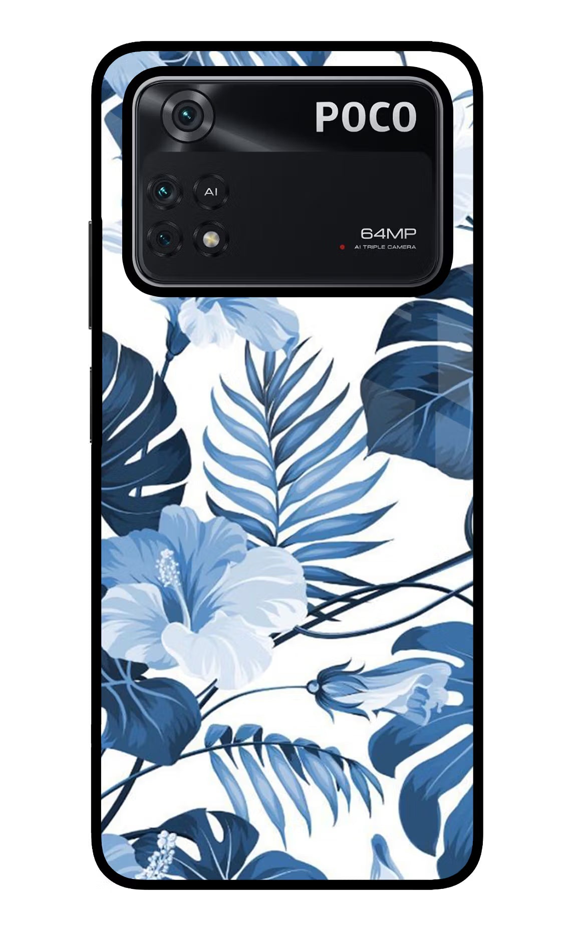 Fabric Art Poco M4 Pro 4G Glass Case - Fabric Art Poco M4 Pro 4G Glass Case Fabric Art Poco M4 Pro 4G Glass Case