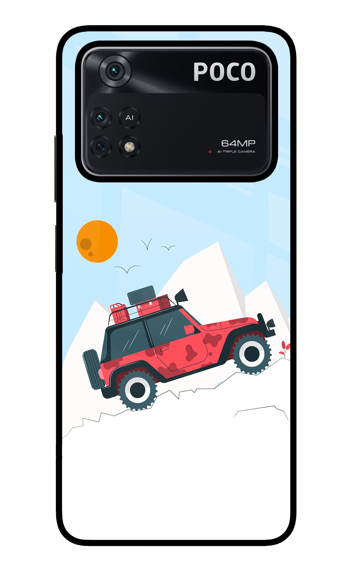 Mountain Trail Beast Poco M4 Pro 4G Glass Case - Mountain Trail Beast Poco M4 Pro 4G Glass Case Mountain Trail Beast Poco M4 Pro 4G Glass Case