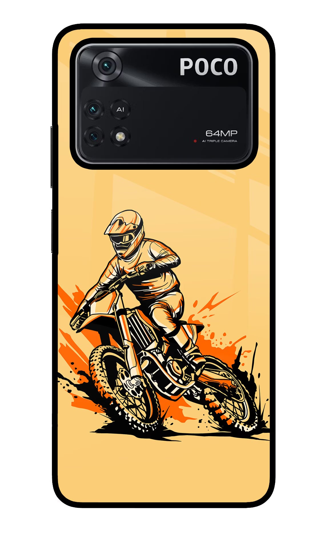 Off-Road Fury Poco M4 Pro 4G Glass Case - Off-Road Fury Poco M4 Pro 4G Glass Case Off-Road Fury Poco M4 Pro 4G Glass Case