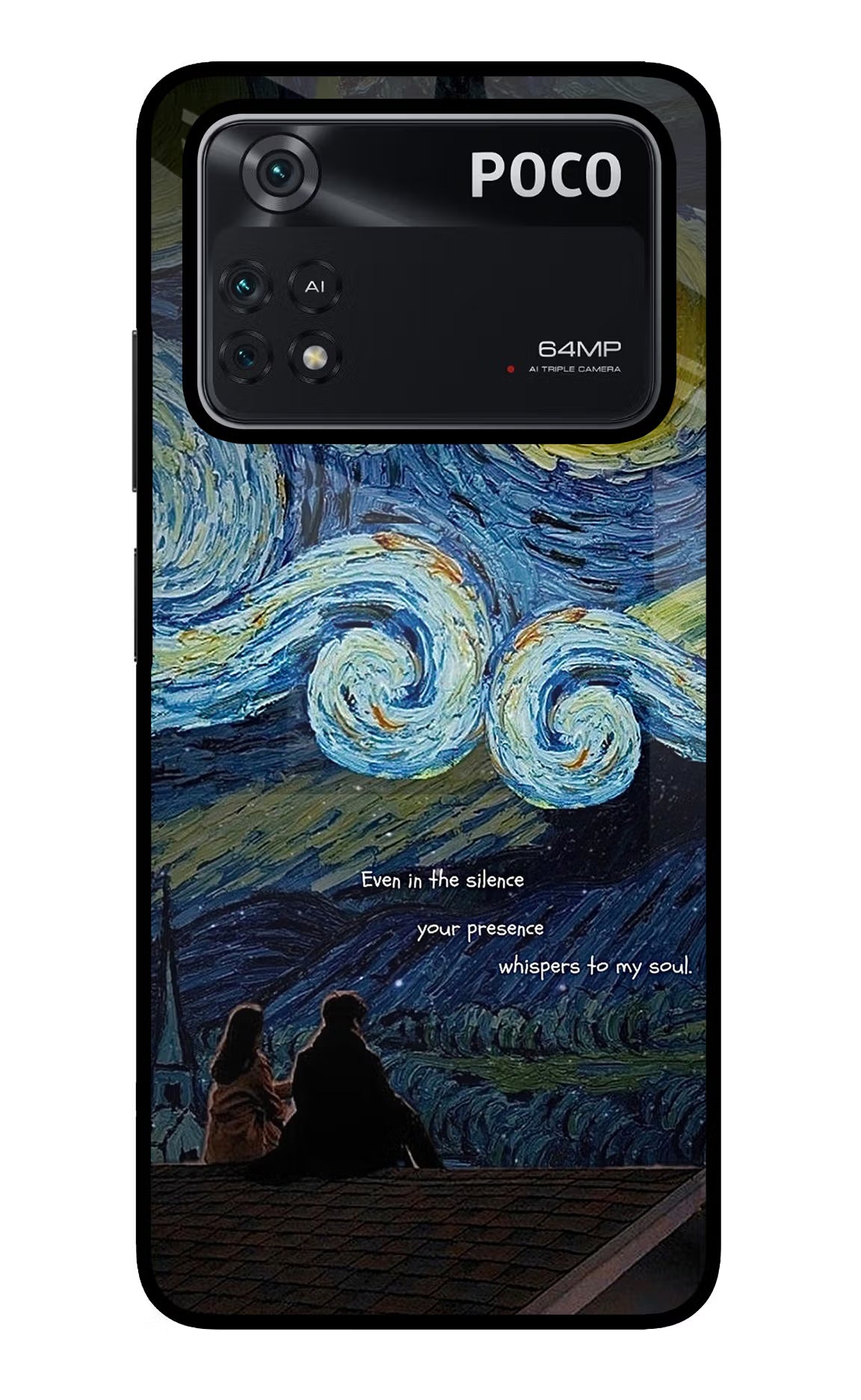 Softcore Poco M4 Pro 4G Glass Case - Softcore Poco M4 Pro 4G Glass Case Softcore Poco M4 Pro 4G Glass Case