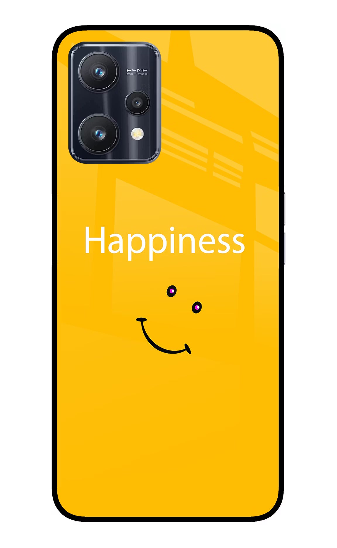Happiness With Smiley Realme 9 Pro 5G Glass Case - Happiness With Smiley Realme 9 Pro 5G Glass Case Happiness With Smiley Realme 9 Pro 5G Glass Case