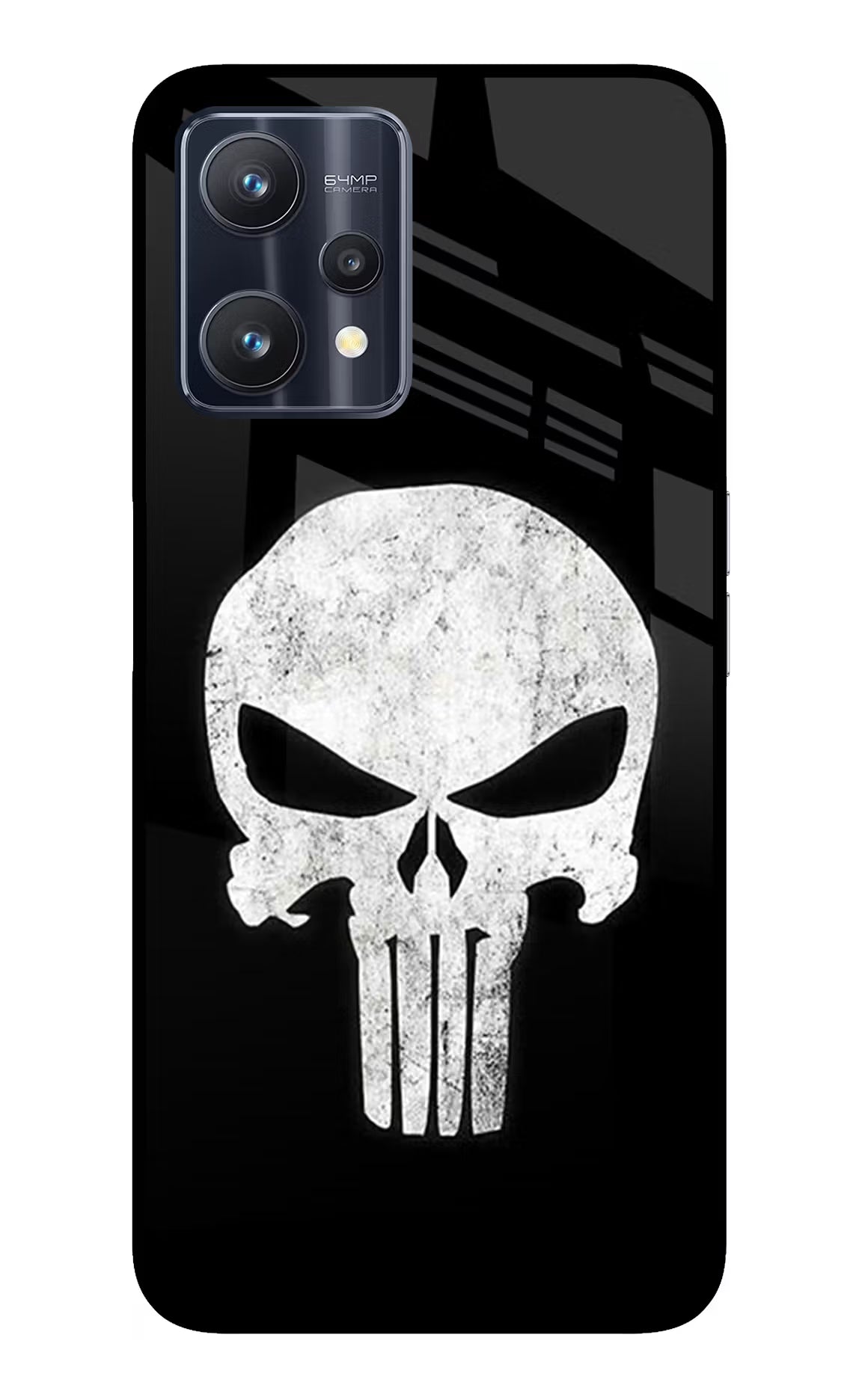Punisher Skull Realme 9 Pro 5G Glass Case - Punisher Skull Realme 9 Pro 5G Glass Case Punisher Skull Realme 9 Pro 5G Glass Case