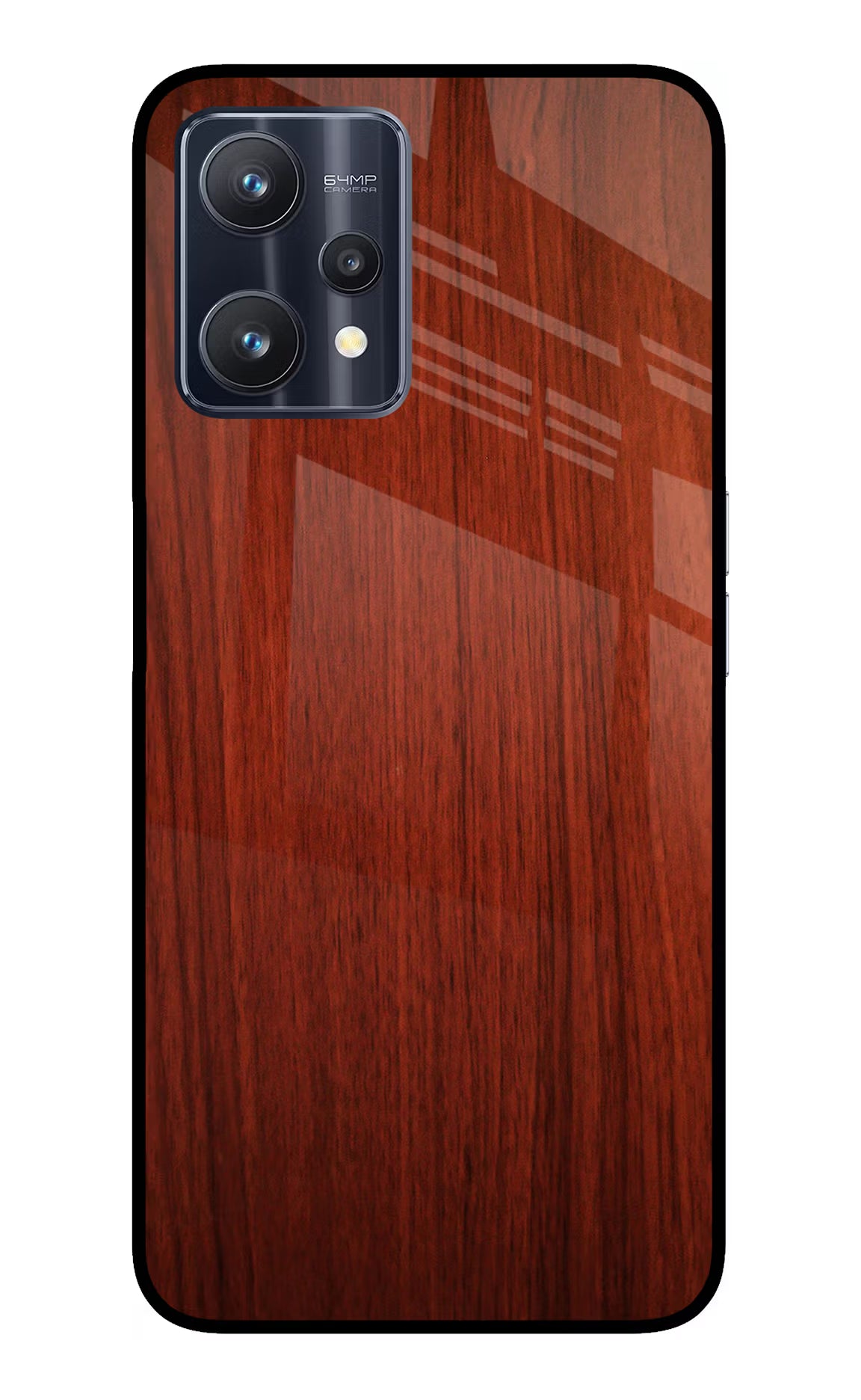 Wooden Plain Pattern Realme 9 Pro 5G Glass Case - Wooden Plain Pattern Realme 9 Pro 5G Glass Case Wooden Plain Pattern Realme 9 Pro 5G Glass Case