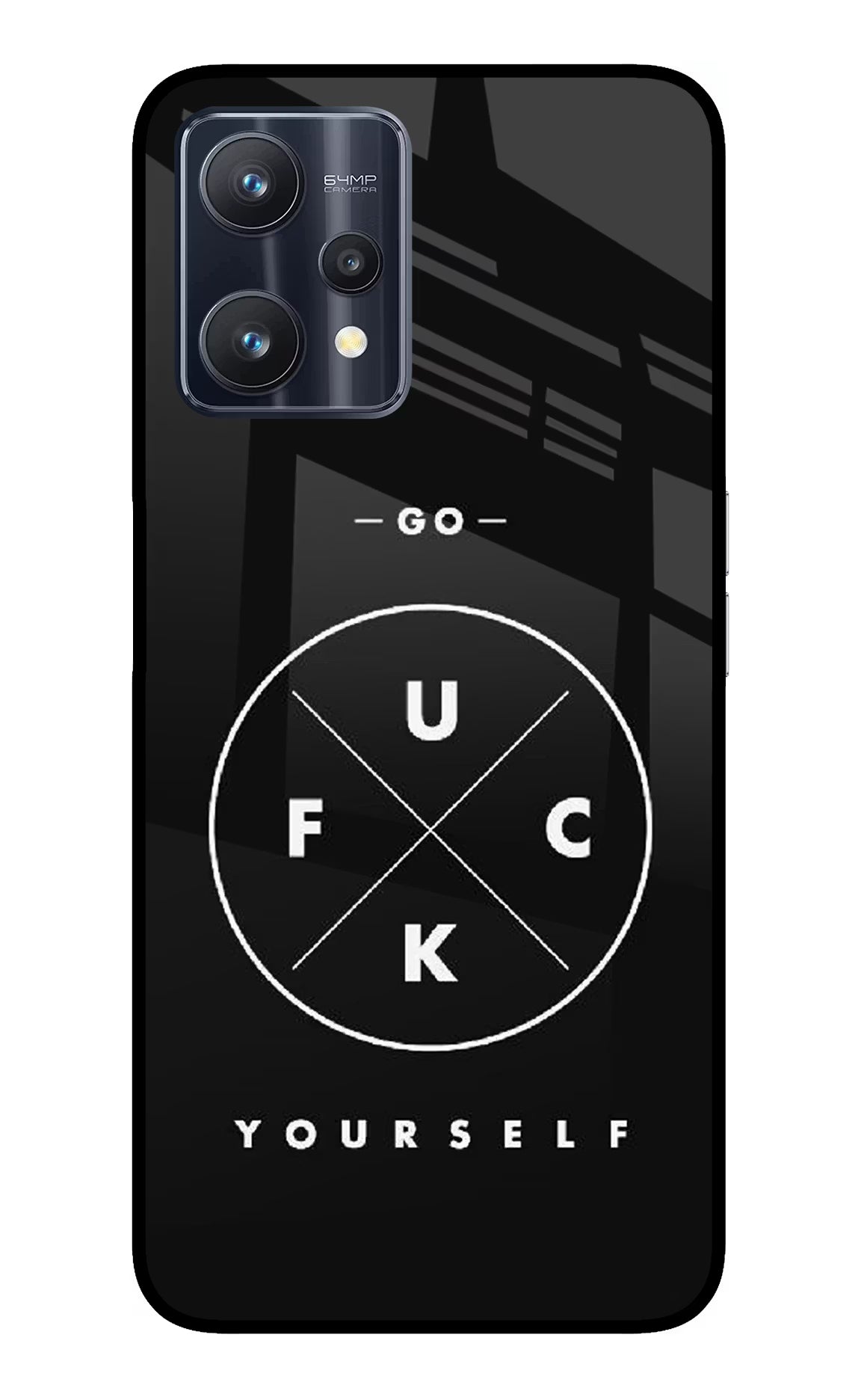 Go Fuck Yourself Realme 9 Pro 5G Glass Case - Go Fuck Yourself Realme 9 Pro 5G Glass Case Go Fuck Yourself Realme 9 Pro 5G Glass Case