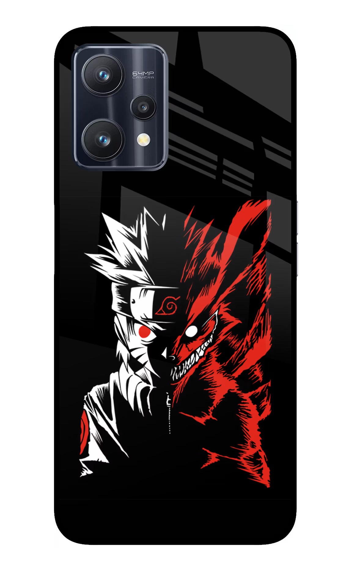 Naruto Two Face Realme 9 Pro 5G Glass Case - Naruto Two Face Realme 9 Pro 5G Glass Case Naruto Two Face Realme 9 Pro 5G Glass Case