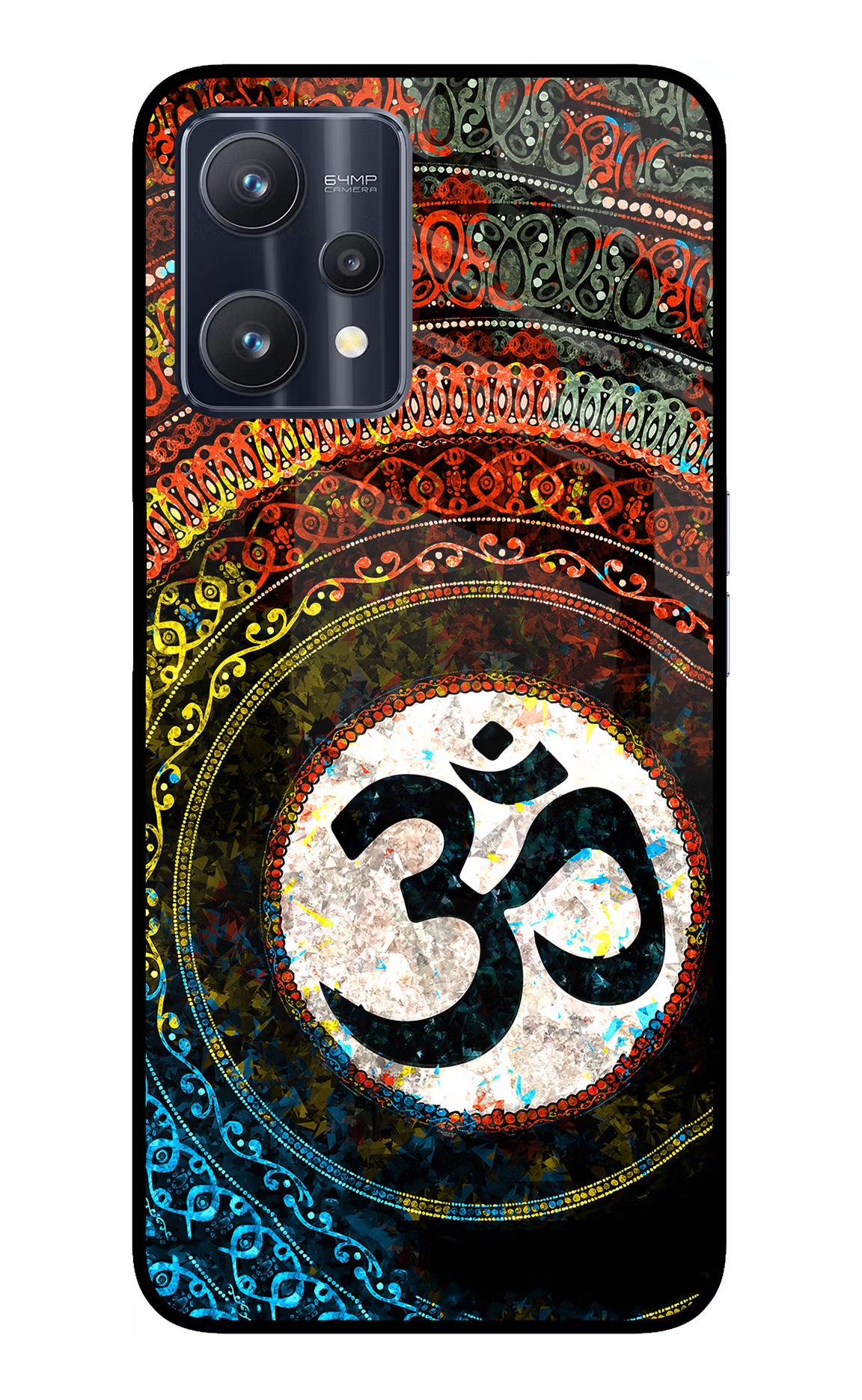 Om Cultural Realme 9 Pro 5G Glass Case - Om Cultural Realme 9 Pro 5G Glass Case Om Cultural Realme 9 Pro 5G Glass Case