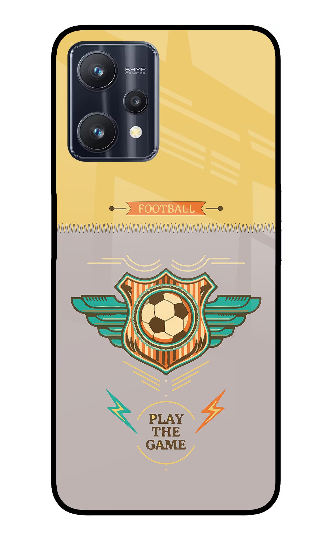 Football Realme 9 Pro 5G Glass Case - Football Realme 9 Pro 5G Glass Case Football Realme 9 Pro 5G Glass Case