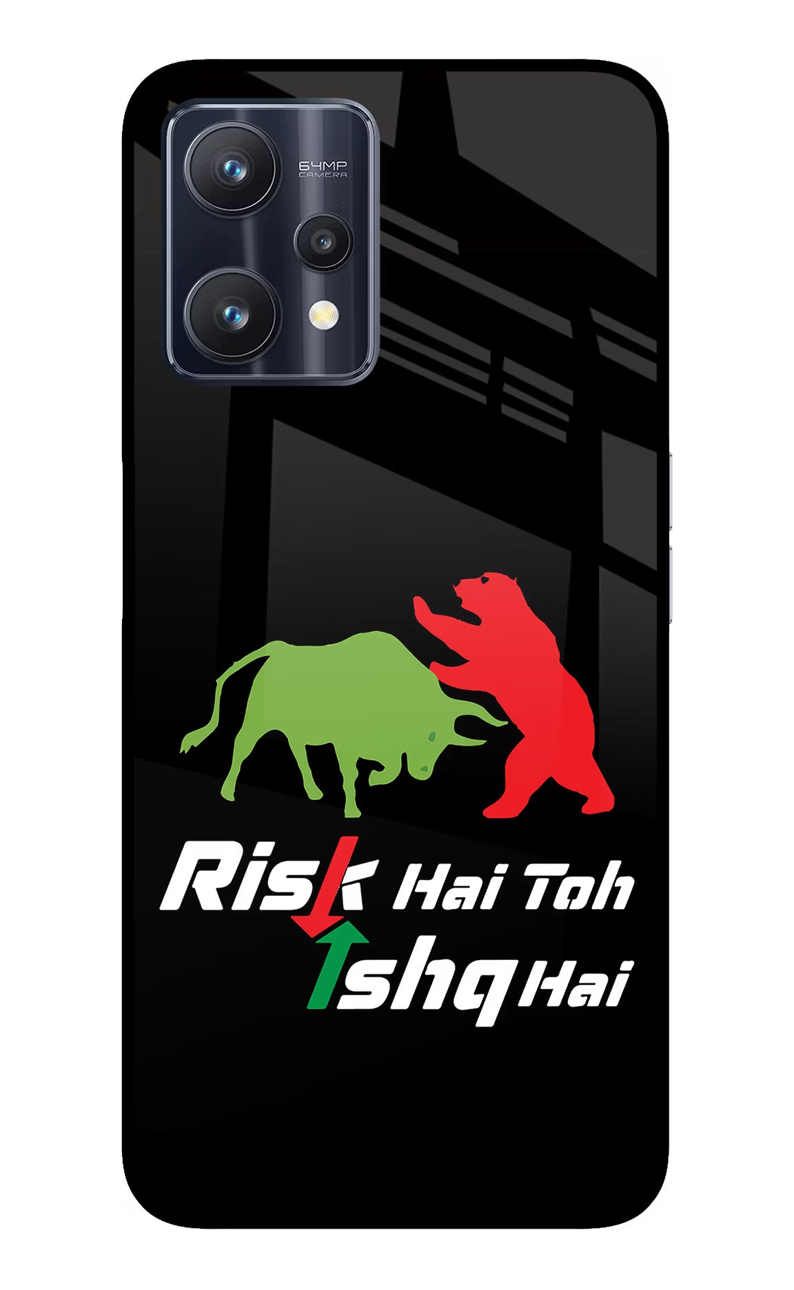 Risk Hai Toh Ishq Hai Realme 9 Pro 5G Glass Case - Risk Hai Toh Ishq Hai Realme 9 Pro 5G Glass Case Risk Hai Toh Ishq Hai Realme 9 Pro 5G Glass Case