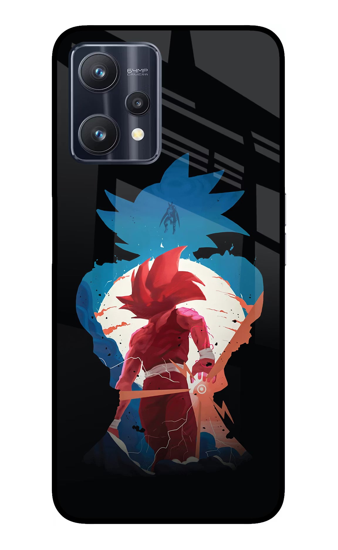 Goku Realme 9 Pro 5G Glass Case - Goku Realme 9 Pro 5G Glass Case Goku Realme 9 Pro 5G Glass Case