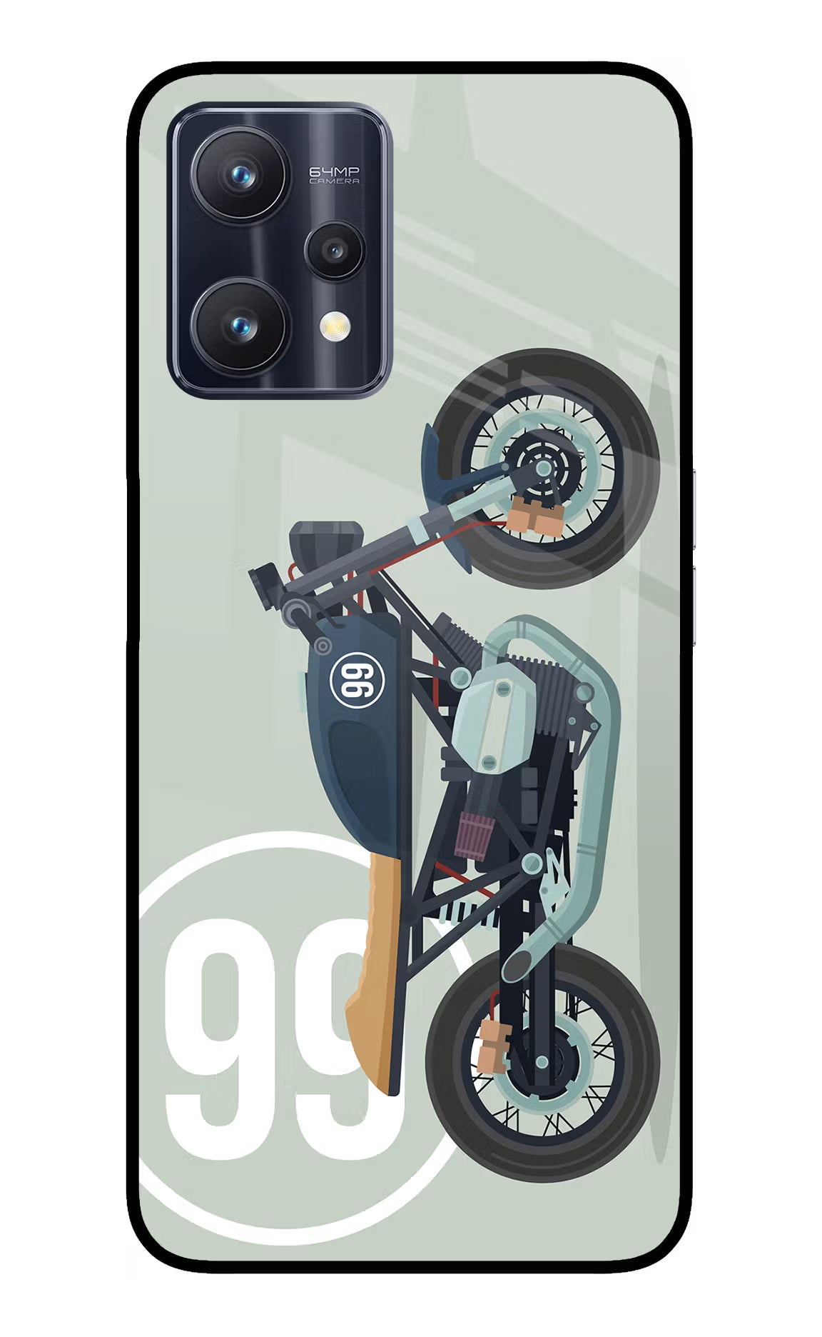 Classic Cafe Racer 99 Realme 9 Pro 5G Glass Case - Classic Cafe Racer 99 Realme 9 Pro 5G Glass Case Classic Cafe Racer 99 Realme 9 Pro 5G Glass Case