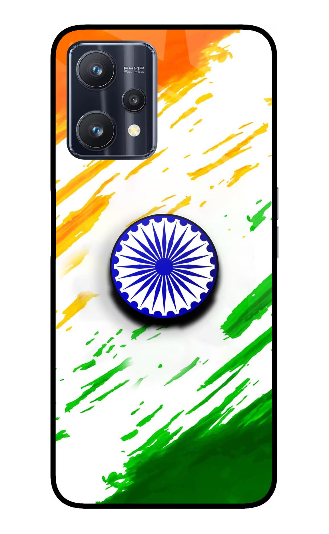 Indian Flag Ashoka Chakra Realme 9 Pro 5G Glass Case - Indian Flag Ashoka Chakra Realme 9 Pro 5G Glass Case Indian Flag Ashoka Chakra Realme 9 Pro 5G Glass Case