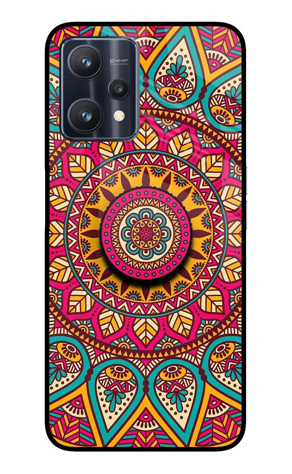 Mandala Realme 9 Pro 5G Glass Case - Mandala Realme 9 Pro 5G Glass Case Mandala Realme 9 Pro 5G Glass Case