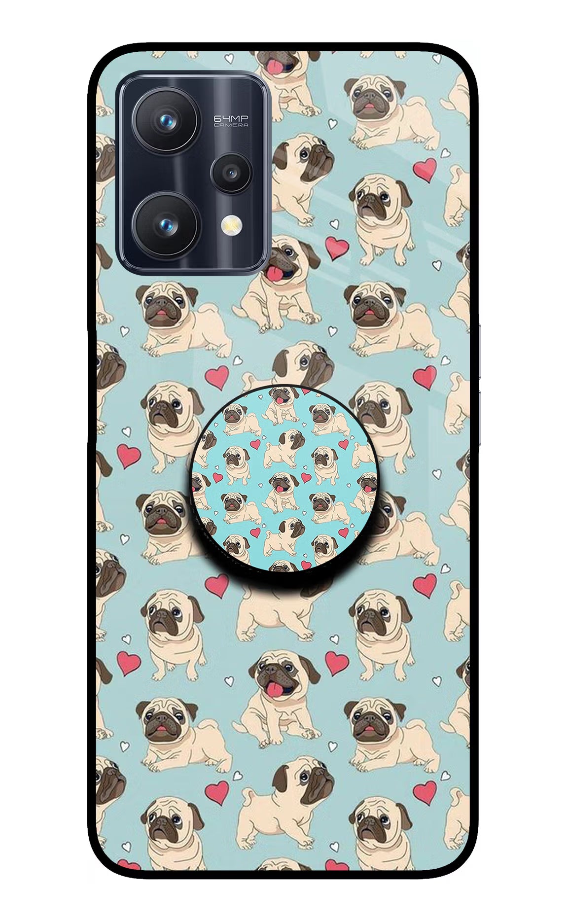Pug Dog Realme 9 Pro 5G Glass Case - Pug Dog Realme 9 Pro 5G Glass Case Pug Dog Realme 9 Pro 5G Glass Case