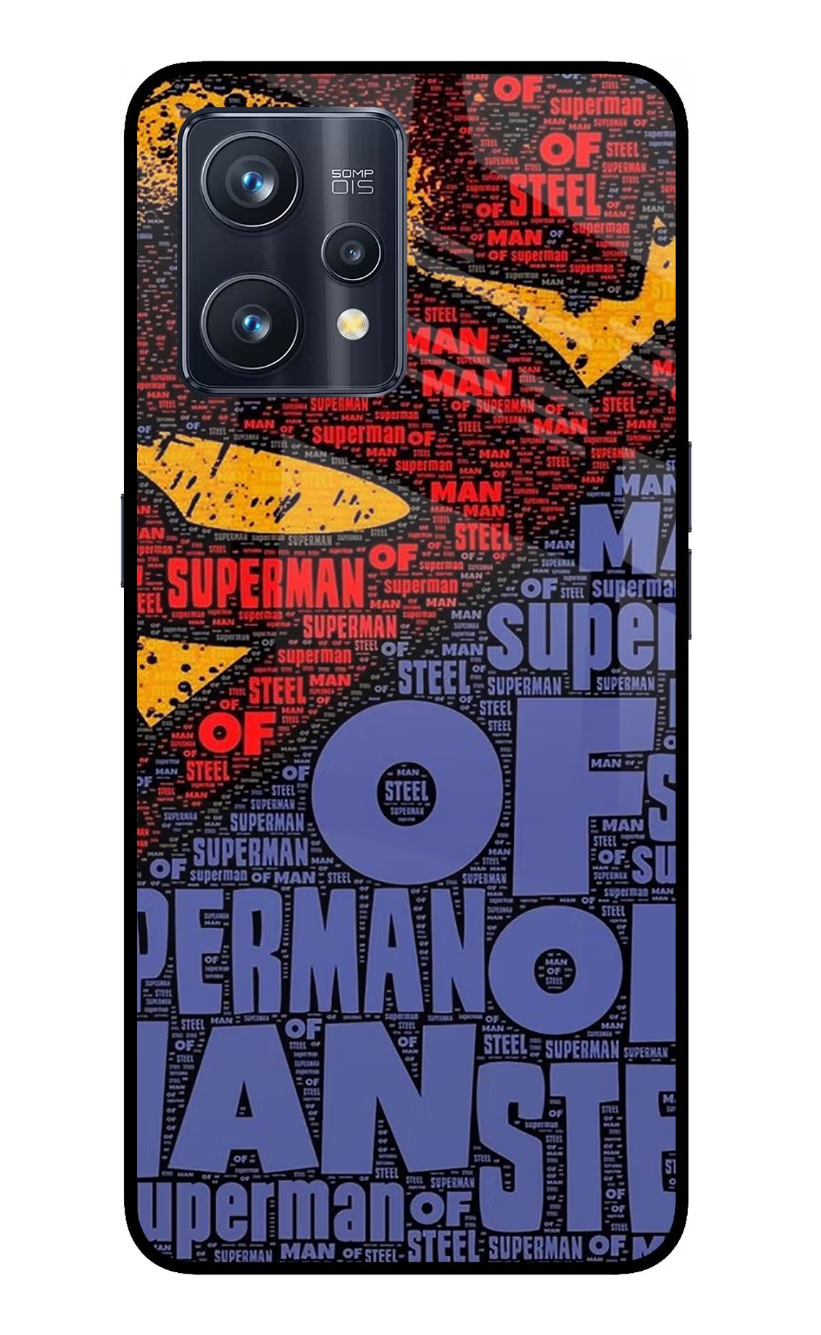 Superman Realme 9 Pro+ 5G Glass Case - Superman Realme 9 Pro+ 5G Glass Case Superman Realme 9 Pro+ 5G Glass Case