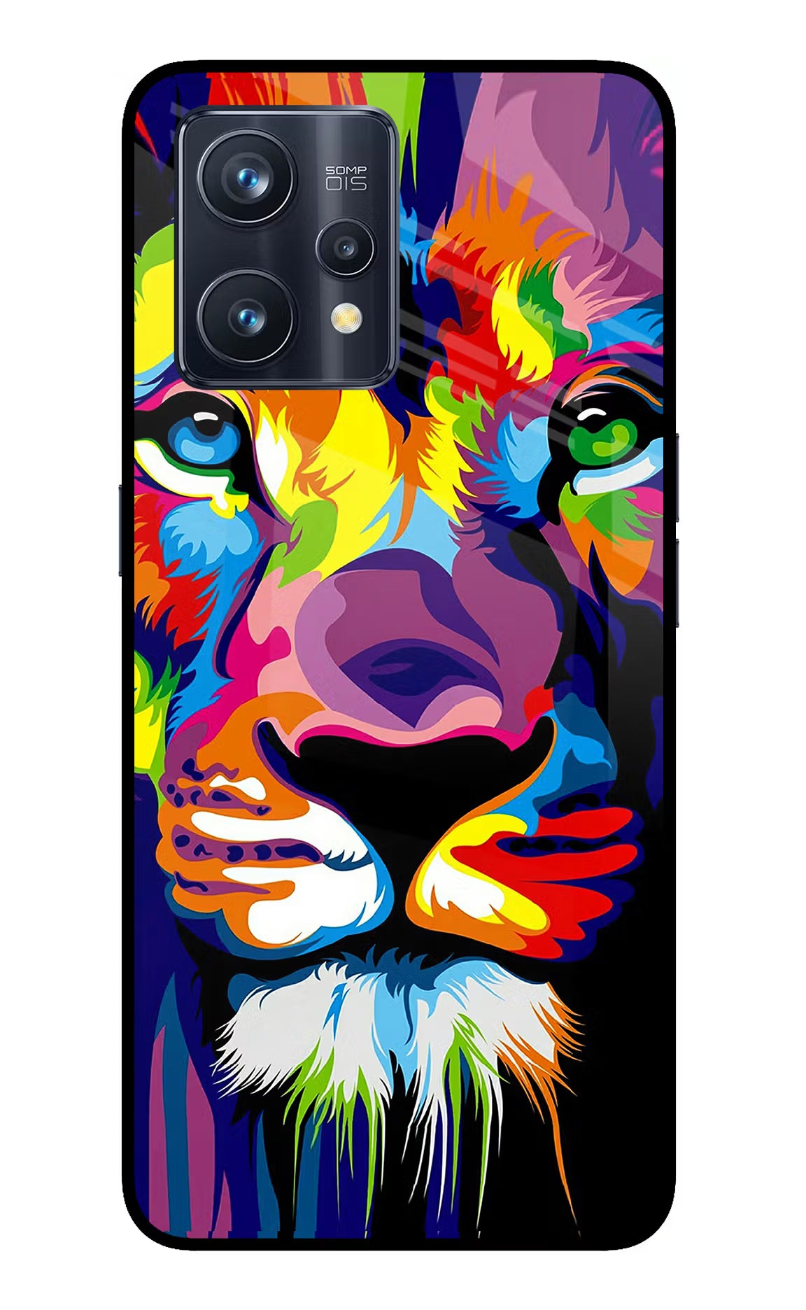 Lion Realme 9 Pro+ 5G Glass Case - Lion Realme 9 Pro+ 5G Glass Case Lion Realme 9 Pro+ 5G Glass Case