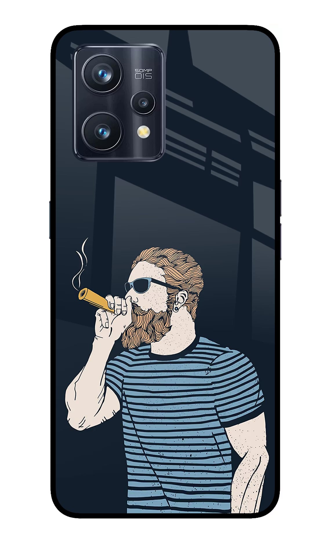 Smoking Realme 9 Pro+ 5G Glass Case - Smoking Realme 9 Pro+ 5G Glass Case Smoking Realme 9 Pro+ 5G Glass Case
