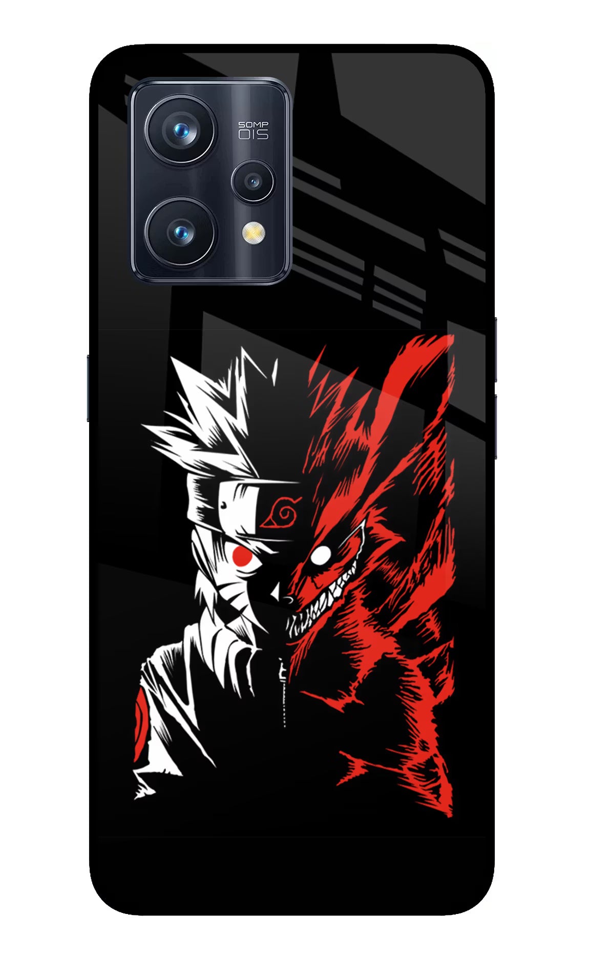 Naruto Two Face Realme 9 Pro+ 5G Glass Case - Naruto Two Face Realme 9 Pro+ 5G Glass Case Naruto Two Face Realme 9 Pro+ 5G Glass Case