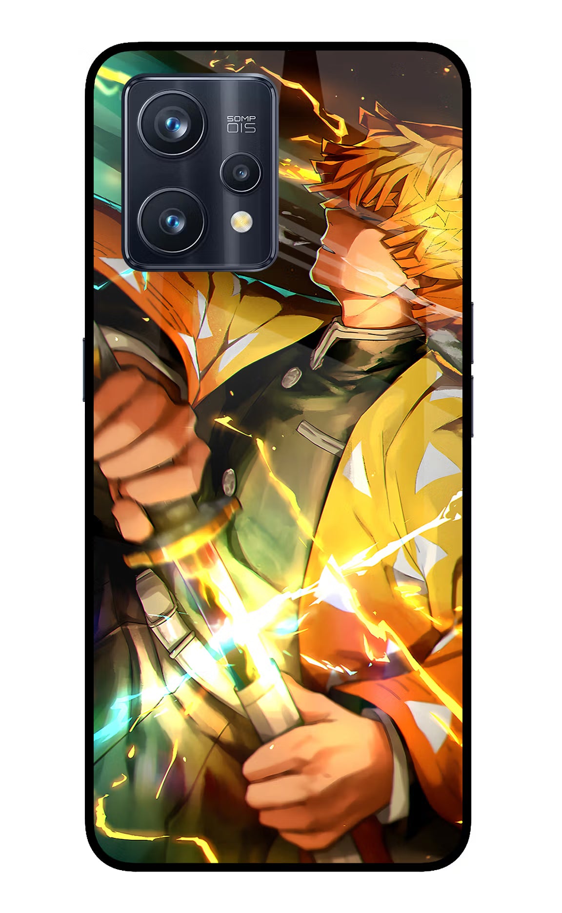 Demon Slayer Realme 9 Pro+ 5G Glass Case - Demon Slayer Realme 9 Pro+ 5G Glass Case Demon Slayer Realme 9 Pro+ 5G Glass Case