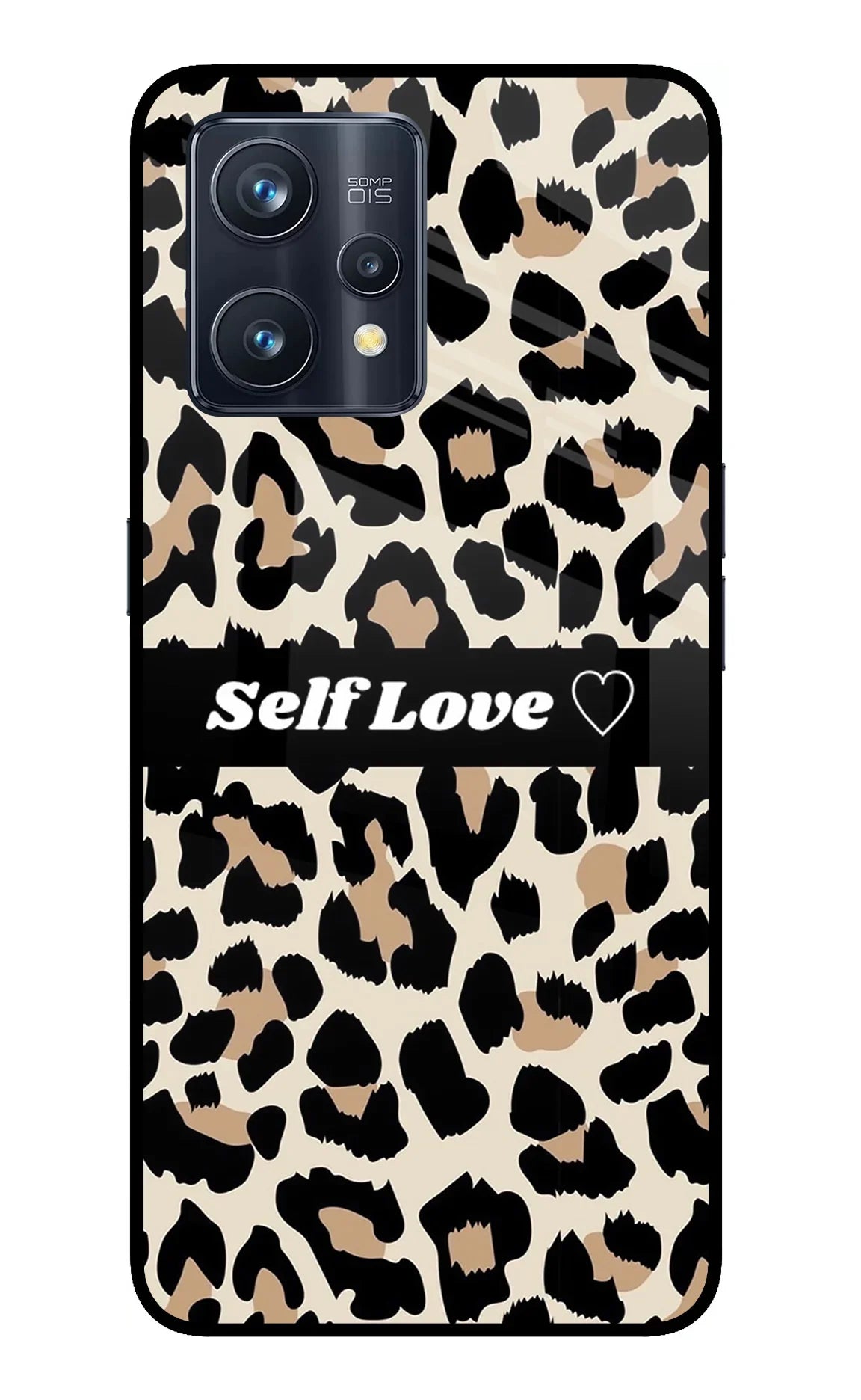 Leopard Print Self Love Realme 9 Pro+ 5G Glass Case - Leopard Print Self Love Realme 9 Pro+ 5G Glass Case Leopard Print Self Love Realme 9 Pro+ 5G Glass Case
