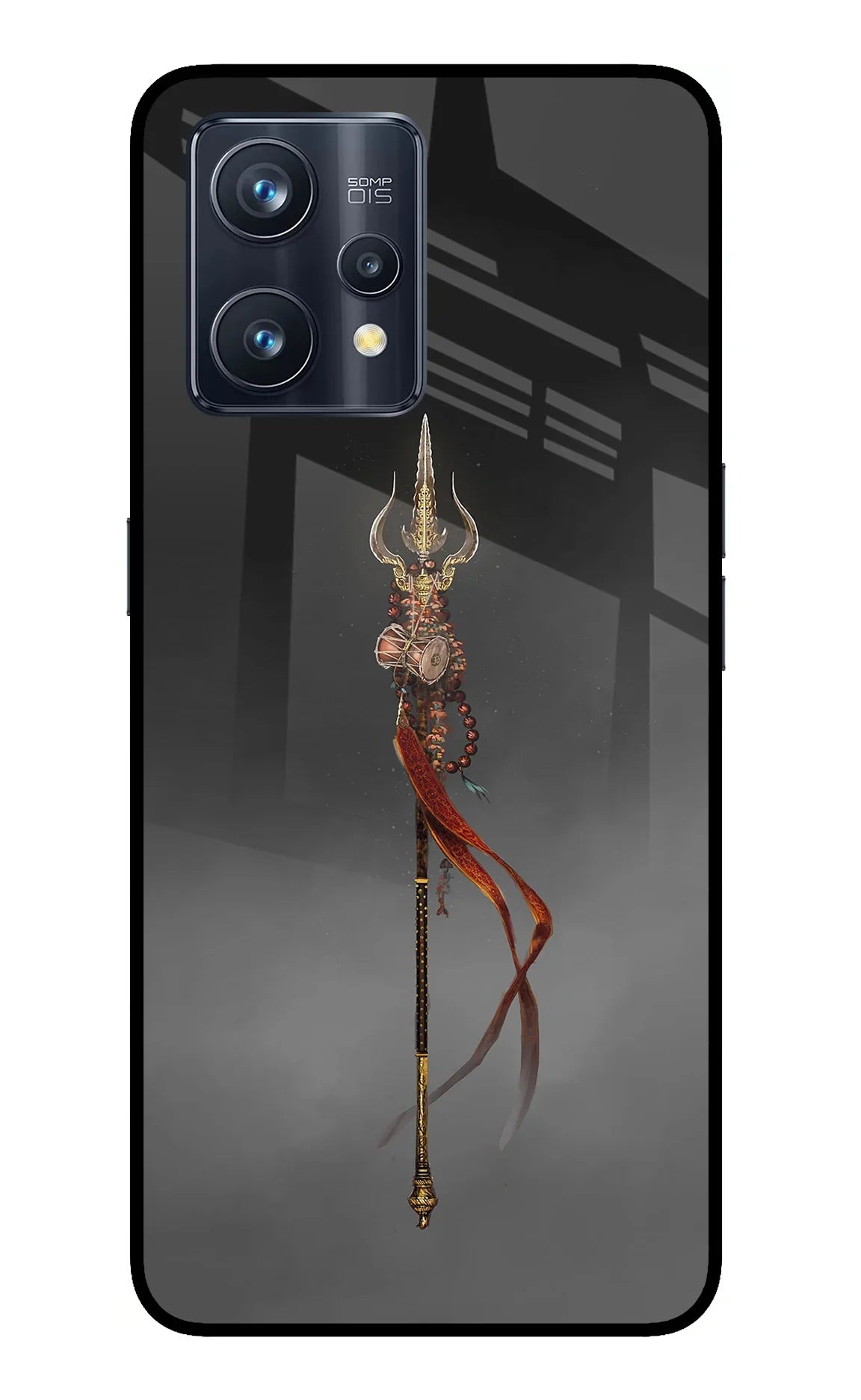 Shiv Trishul Realme 9 Pro+ 5G Glass Case - Shiv Trishul Realme 9 Pro+ 5G Glass Case Shiv Trishul Realme 9 Pro+ 5G Glass Case