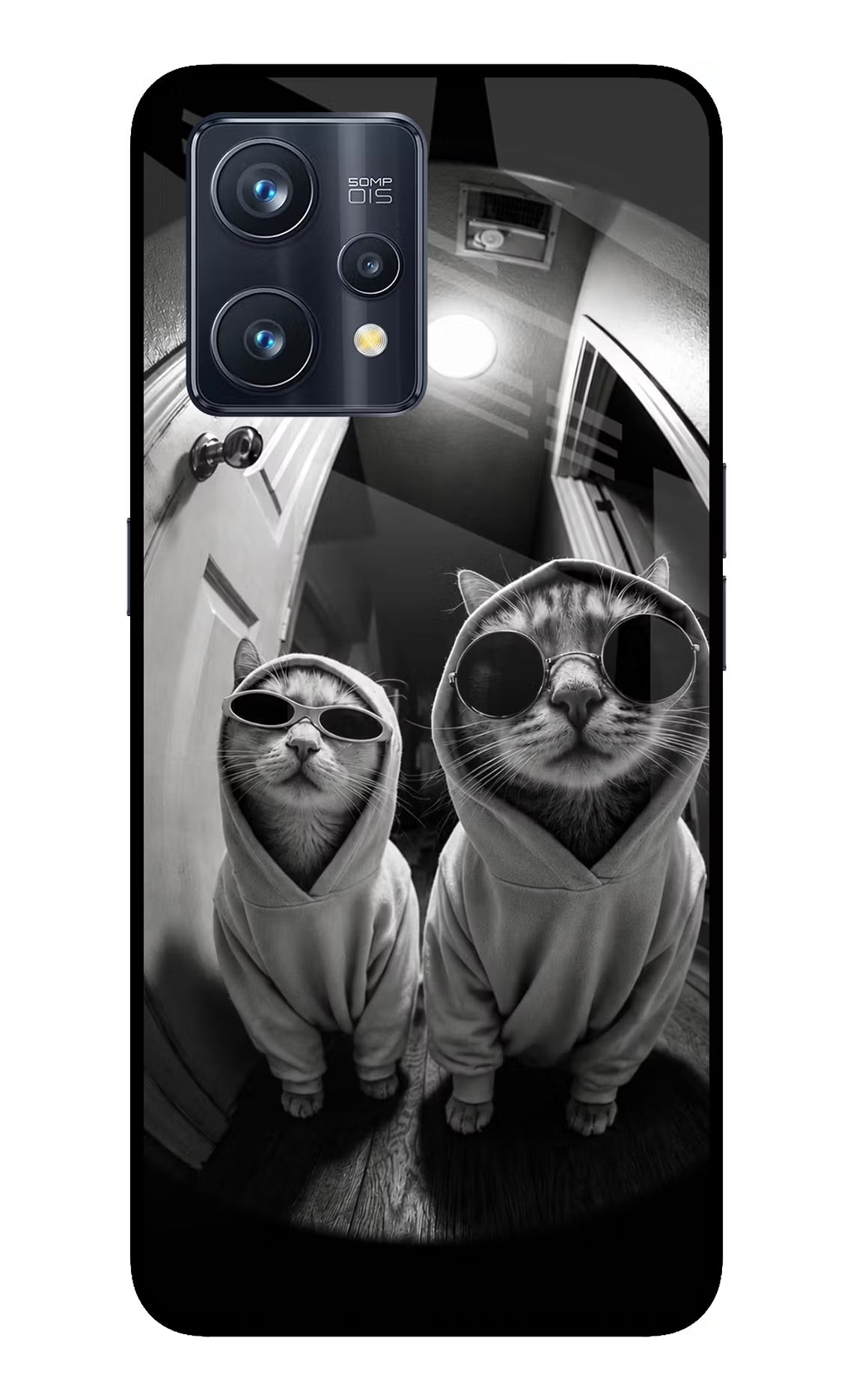 Hood Cats Realme 9 Pro+ 5G Glass Case - Hood Cats Realme 9 Pro+ 5G Glass Case Hood Cats Realme 9 Pro+ 5G Glass Case