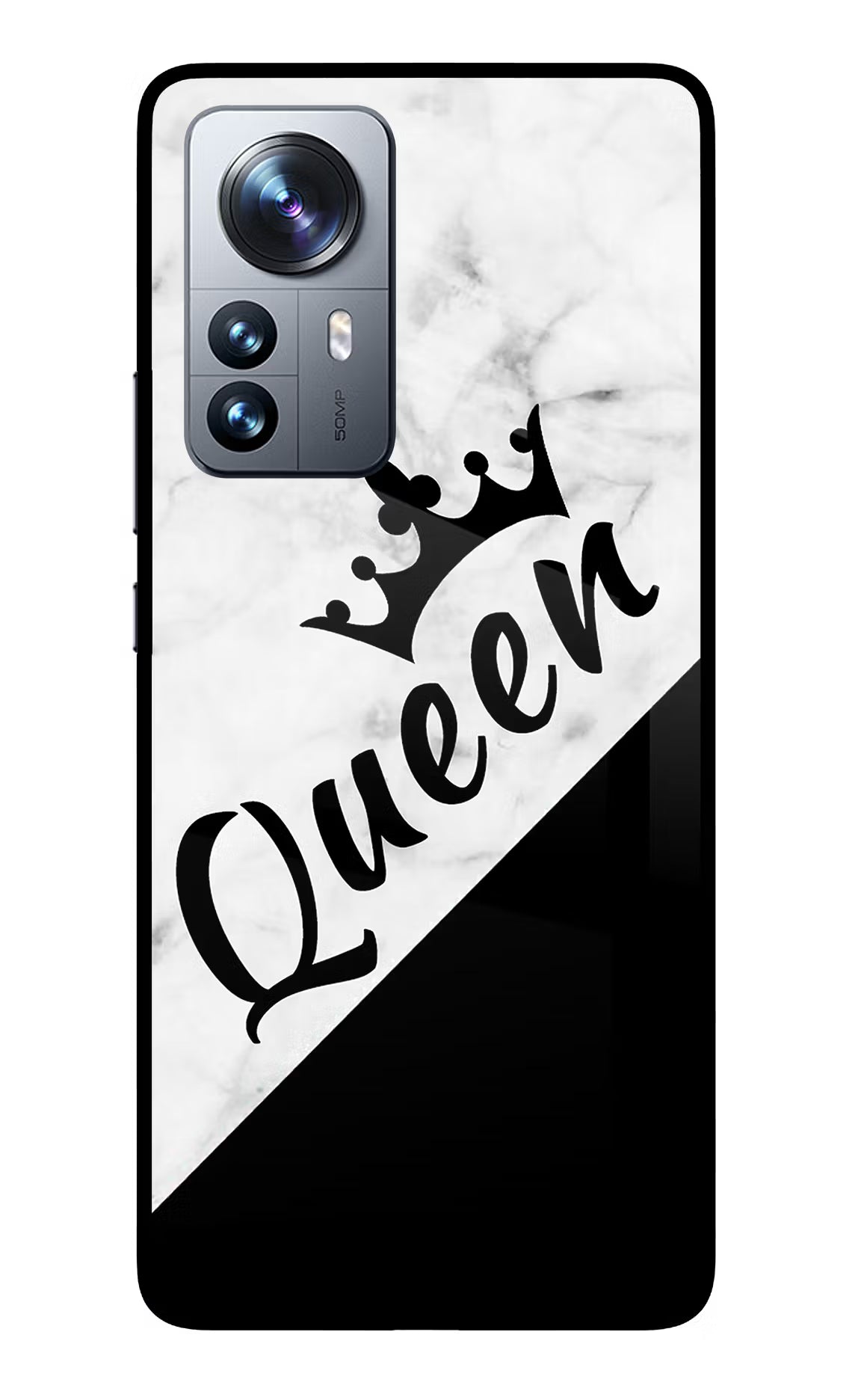 Queen Mi 12 Pro 5G Glass Case - Queen Mi 12 Pro 5G Glass Case Queen Mi 12 Pro 5G Glass Case