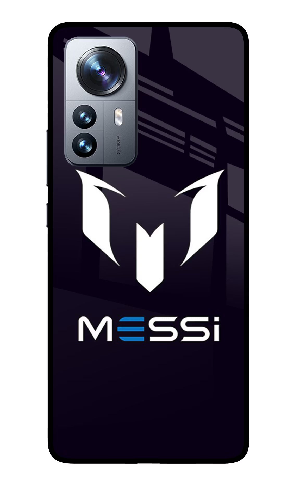 Messi Logo Mi 12 Pro 5G Glass Case - Messi Logo Mi 12 Pro 5G Glass Case Messi Logo Mi 12 Pro 5G Glass Case