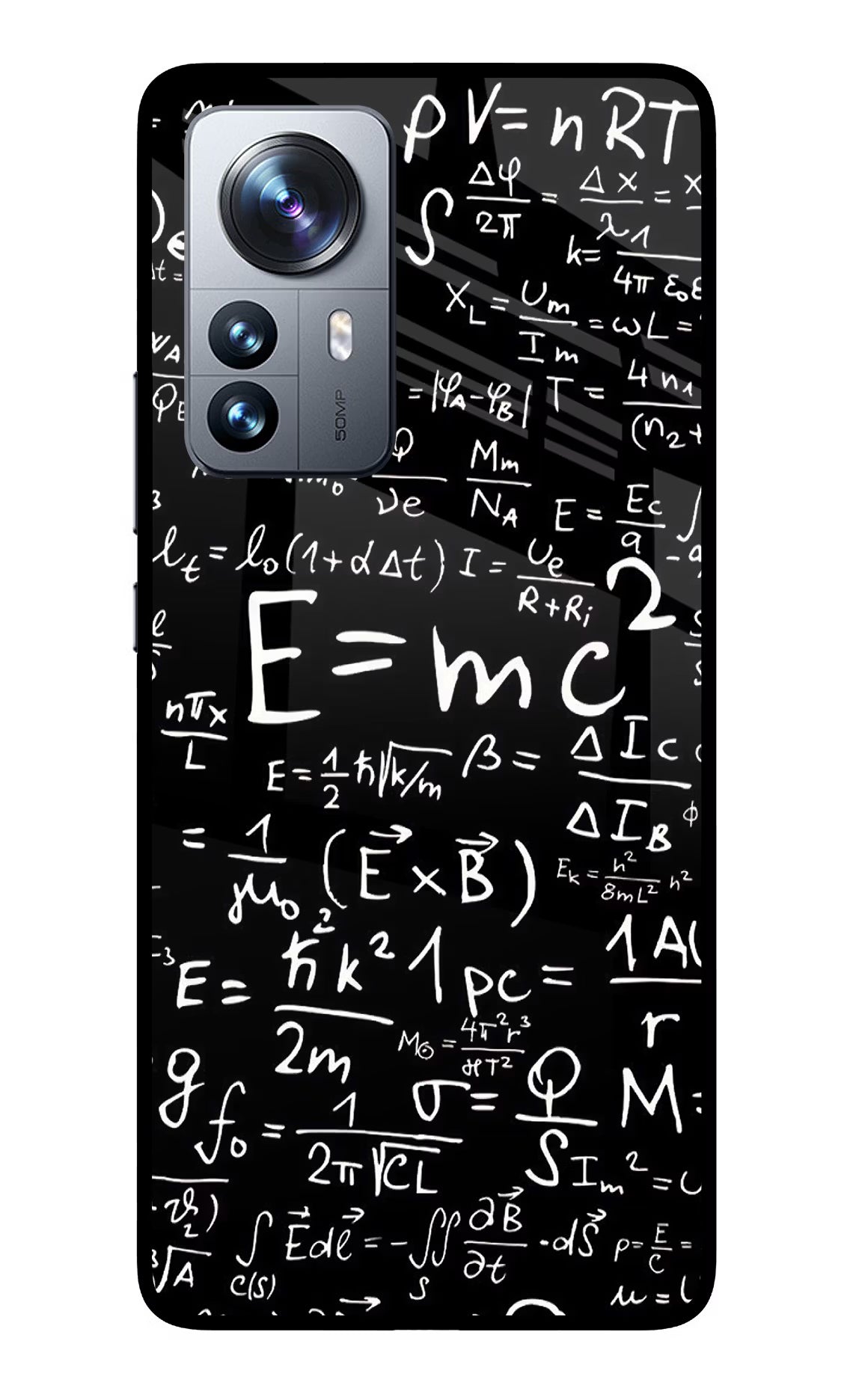 Physics Formula Mi 12 Pro 5G Glass Case - Physics Formula Mi 12 Pro 5G Glass Case Physics Formula Mi 12 Pro 5G Glass Case