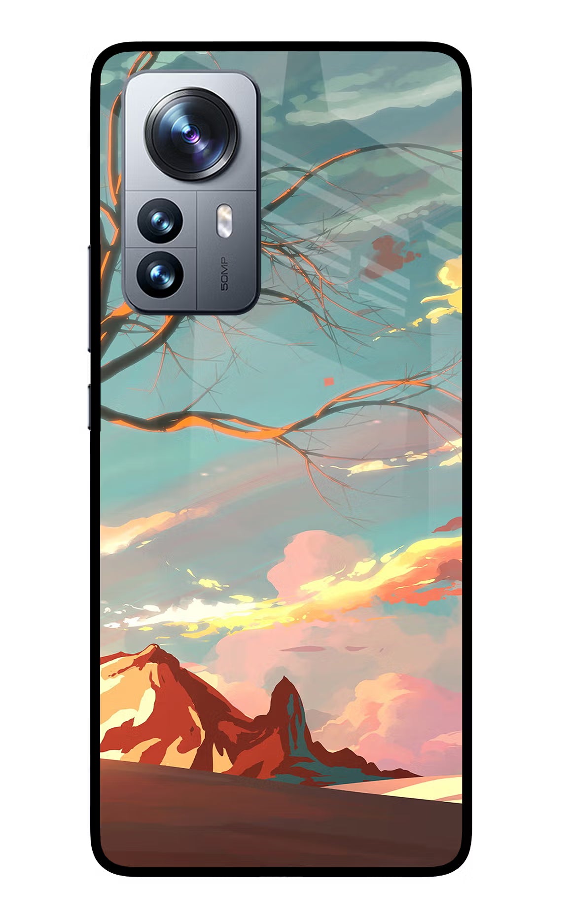 Scenery Mi 12 Pro 5G Glass Case - Scenery Mi 12 Pro 5G Glass Case Scenery Mi 12 Pro 5G Glass Case
