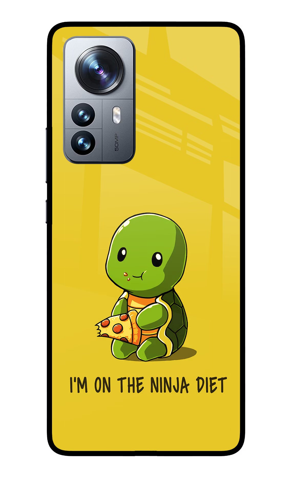 I'm on Ninja Diet Mi 12 Pro 5G Glass Case Back Cover by Casekaro