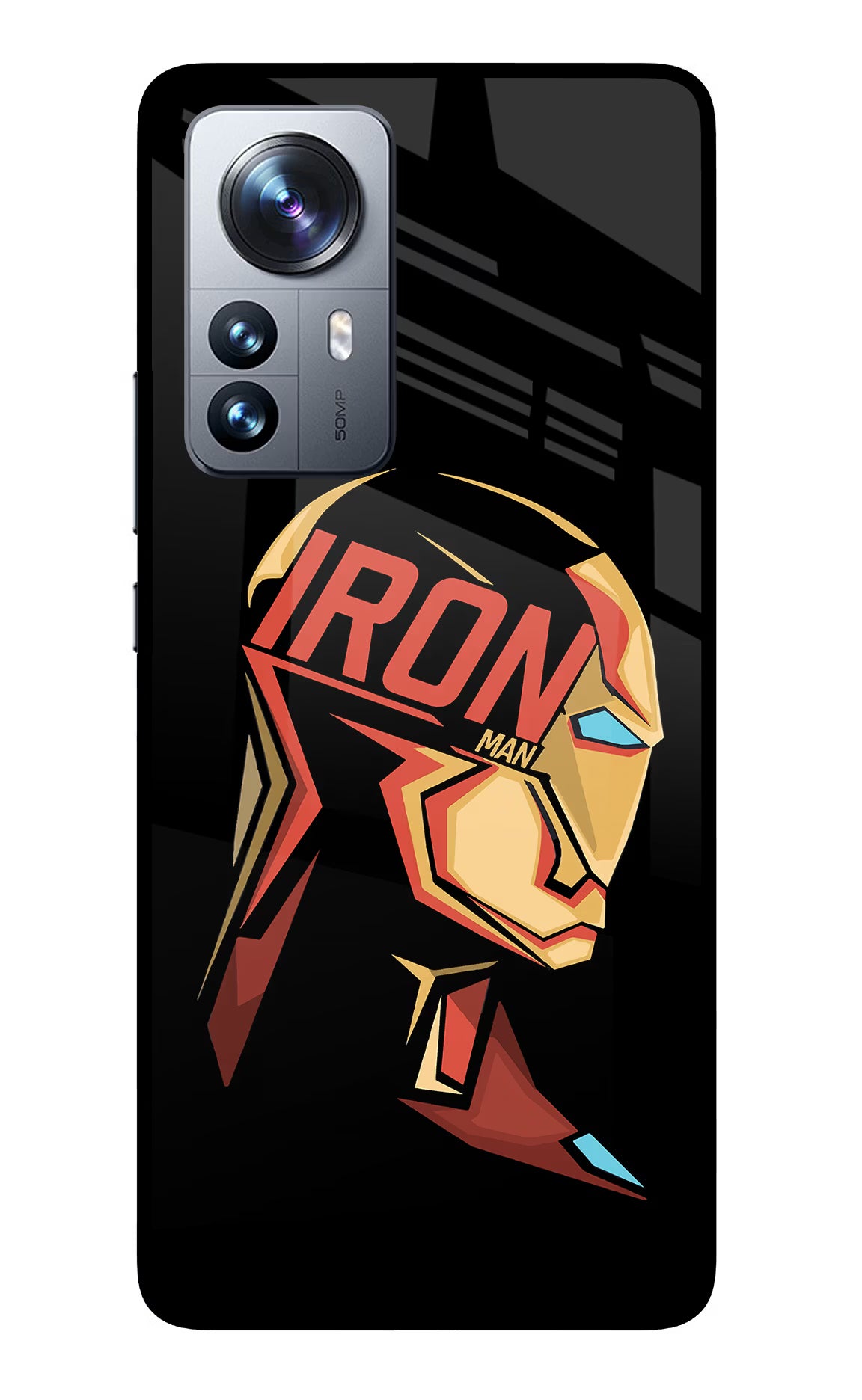 IronMan Mi 12 Pro 5G Back Cover - IronMan Mi 12 Pro 5G Glass Case Back Cover by Casekaro IronMan Mi 12 Pro 5G Glass Case Back Cover by Casekaro