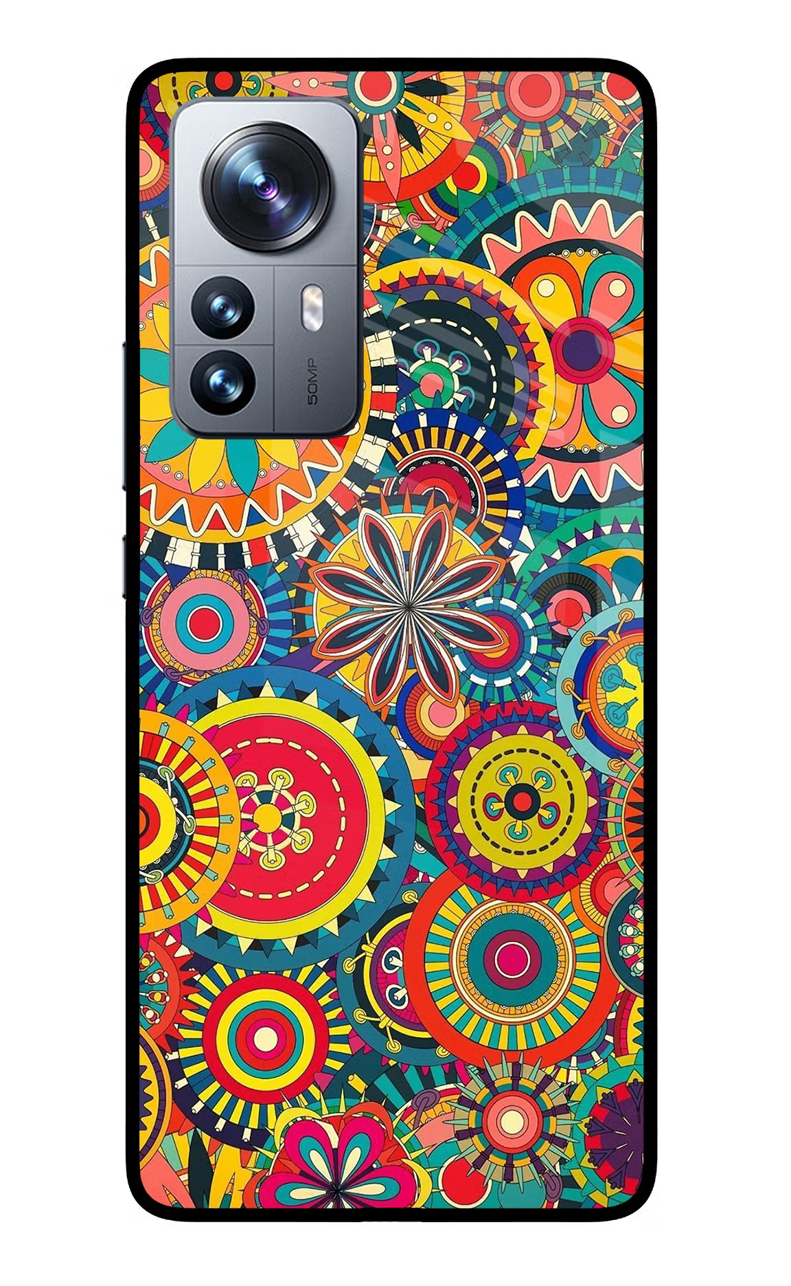 Gol Gol Art Mi 12 Pro 5G Back Cover - Gol Gol Art Mi 12 Pro 5G Glass Case Back Cover by Casekaro Gol Gol Art Mi 12 Pro 5G Glass Case Back Cover by Casekaro