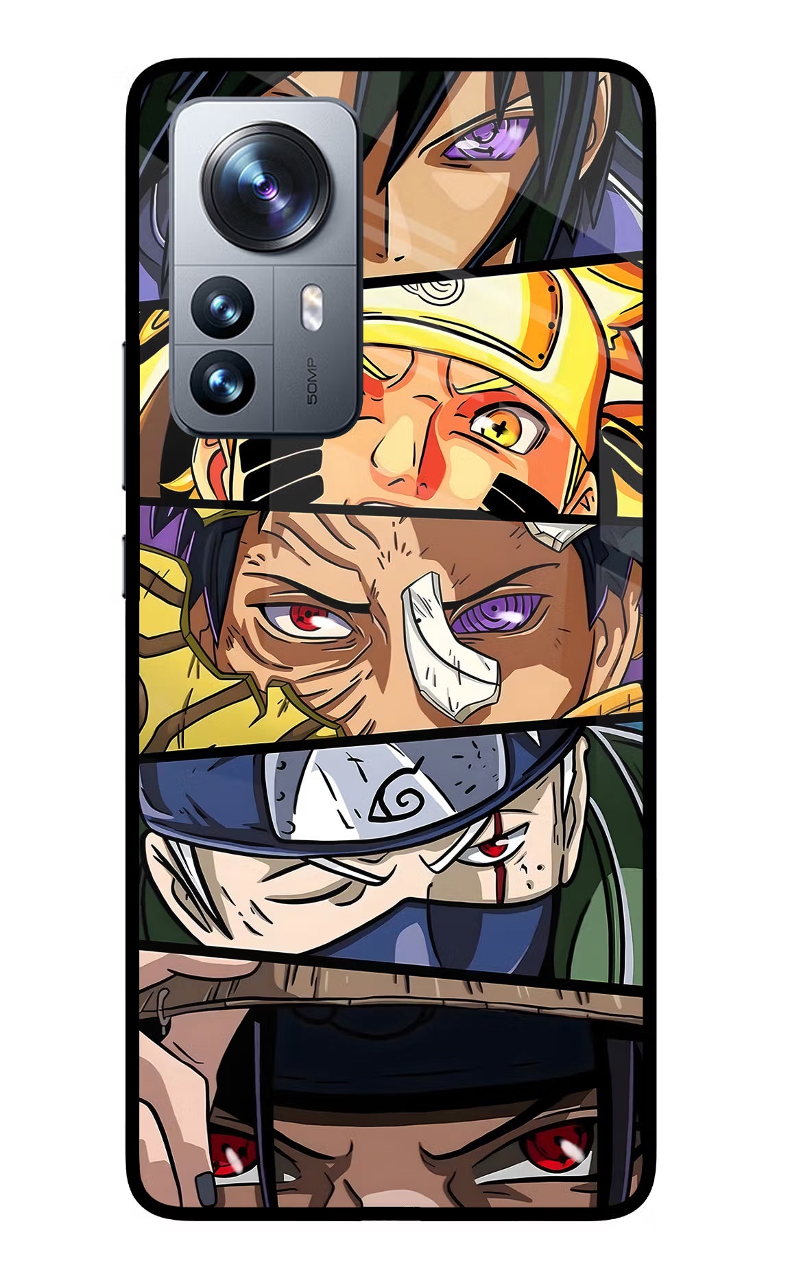 Naruto Character Mi 12 Pro 5G Glass Case - Naruto Character Mi 12 Pro 5G Glass Case Naruto Character Mi 12 Pro 5G Glass Case