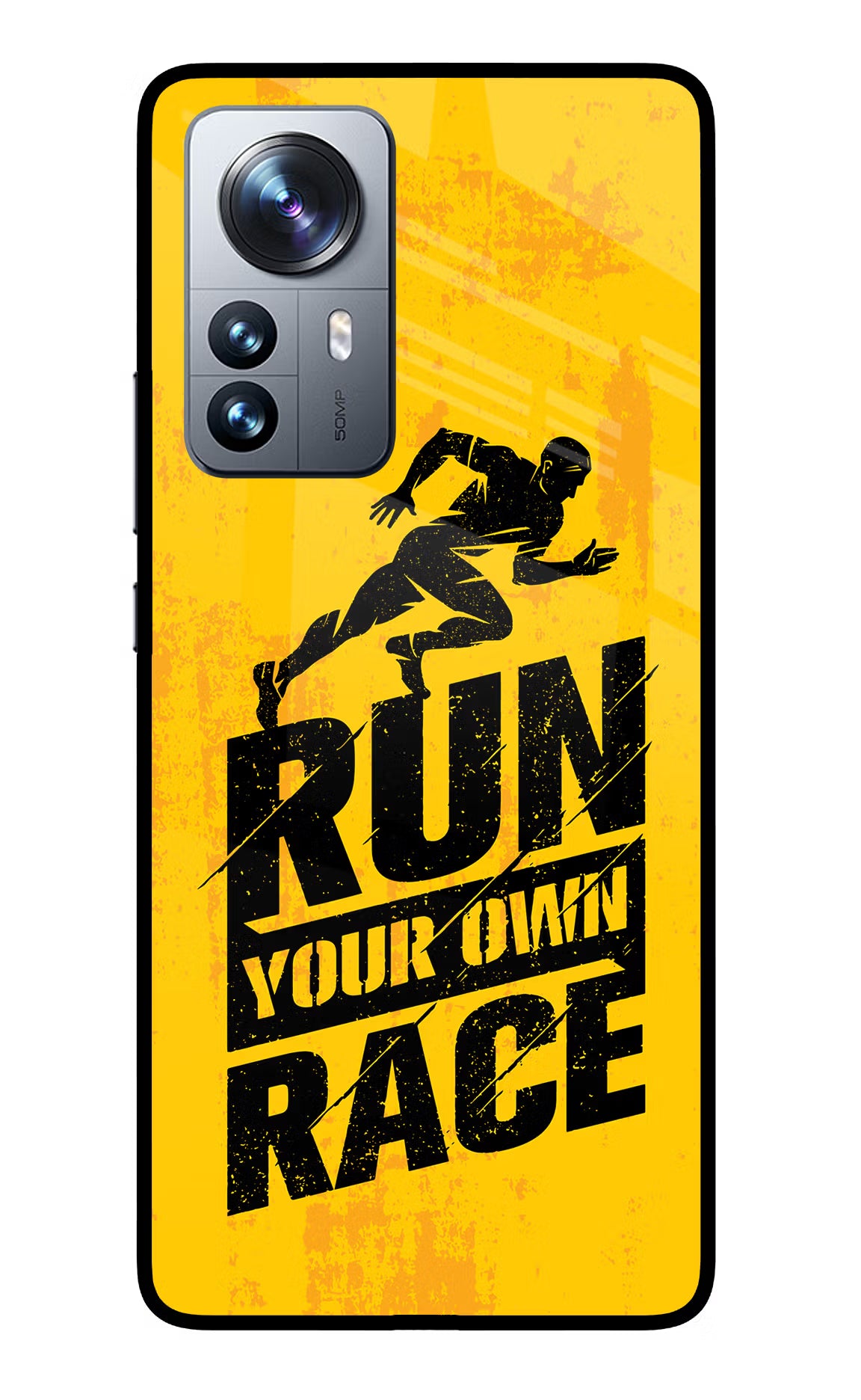 Run Your Own Race Mi 12 Pro 5G Glass Case - Run Your Own Race Mi 12 Pro 5G Glass Case Run Your Own Race Mi 12 Pro 5G Glass Case
