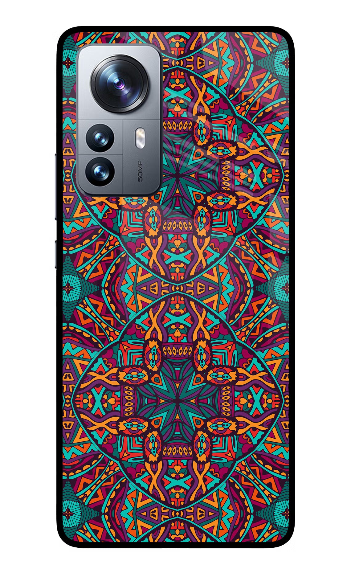 Colour Mandala Mi 12 Pro 5G Glass Case - Colour Mandala Mi 12 Pro 5G Glass Case Colour Mandala Mi 12 Pro 5G Glass Case