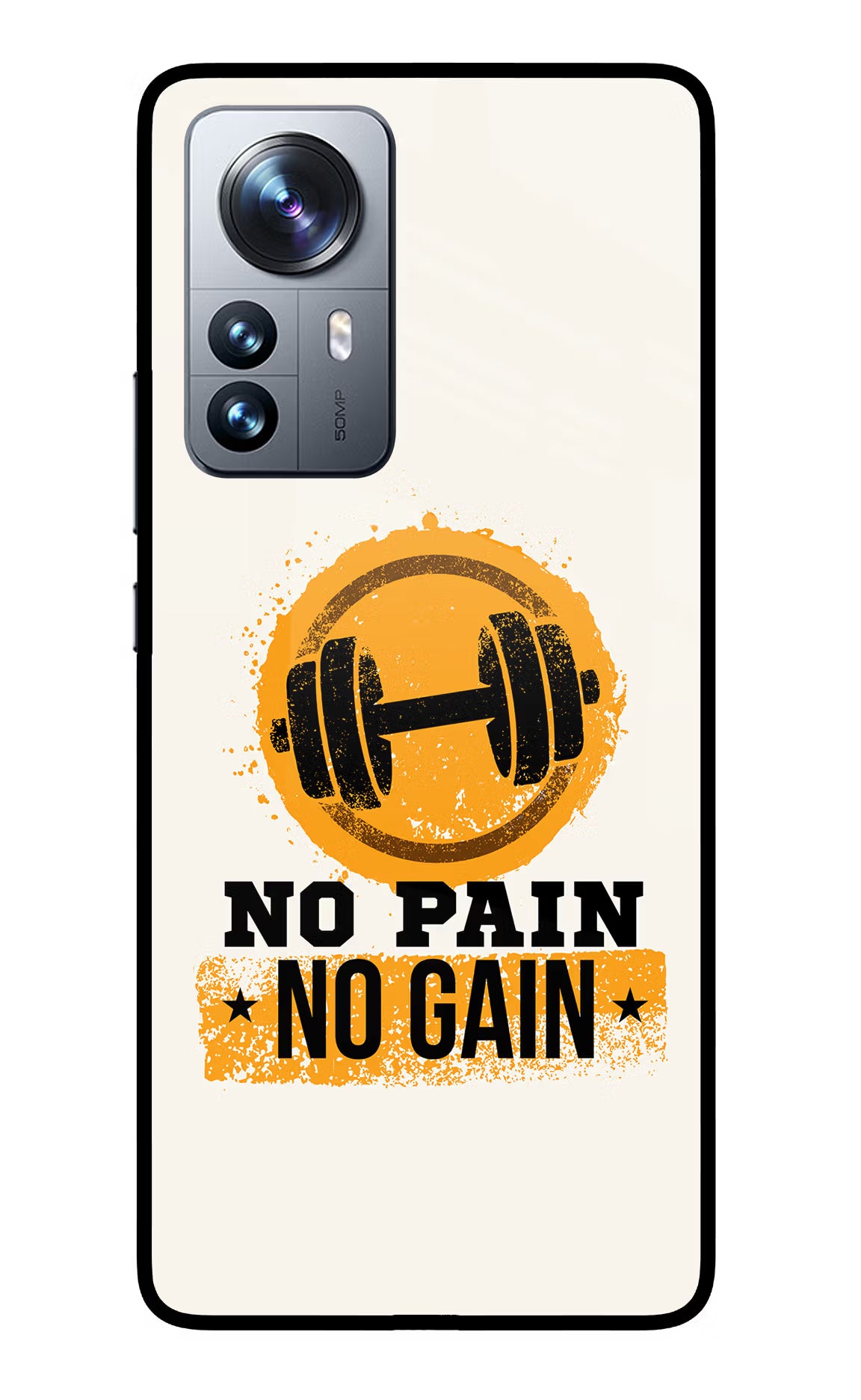 No Pain No Gain Mi 12 Pro 5G Glass Case - No Pain No Gain Mi 12 Pro 5G Glass Case No Pain No Gain Mi 12 Pro 5G Glass Case
