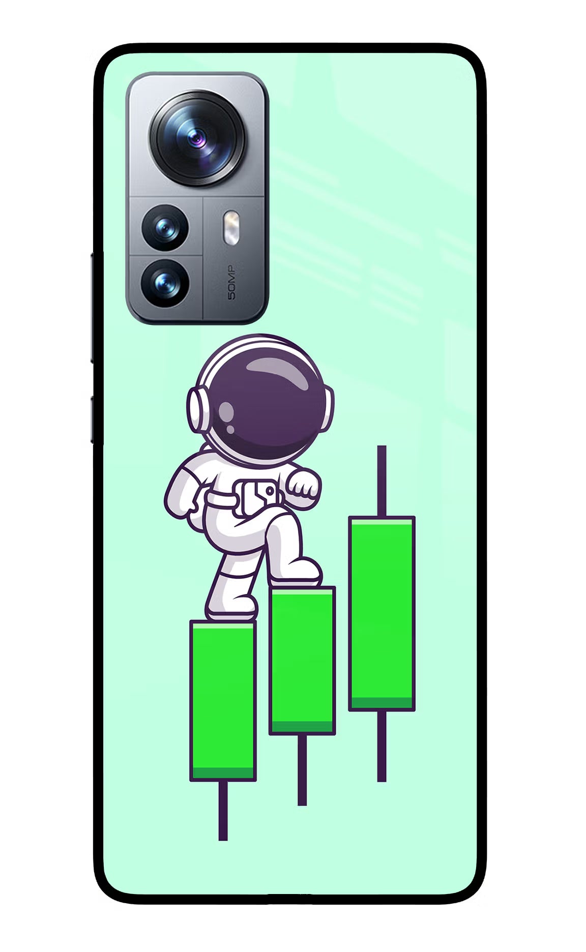 Astronaut Trader Mi 12 Pro 5G Glass Case - Astronaut Trader Mi 12 Pro 5G Glass Case Astronaut Trader Mi 12 Pro 5G Glass Case