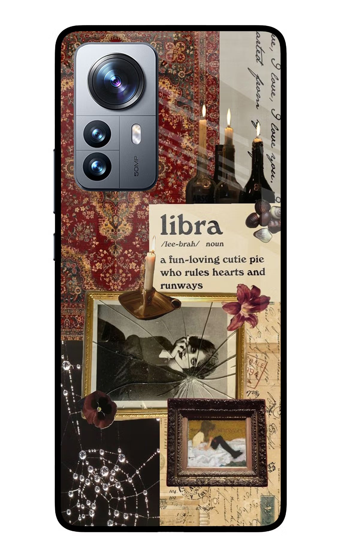 Libra Zodiac Mi 12 Pro 5G Glass Case - Libra Zodiac Mi 12 Pro 5G Glass Case Libra Zodiac Mi 12 Pro 5G Glass Case