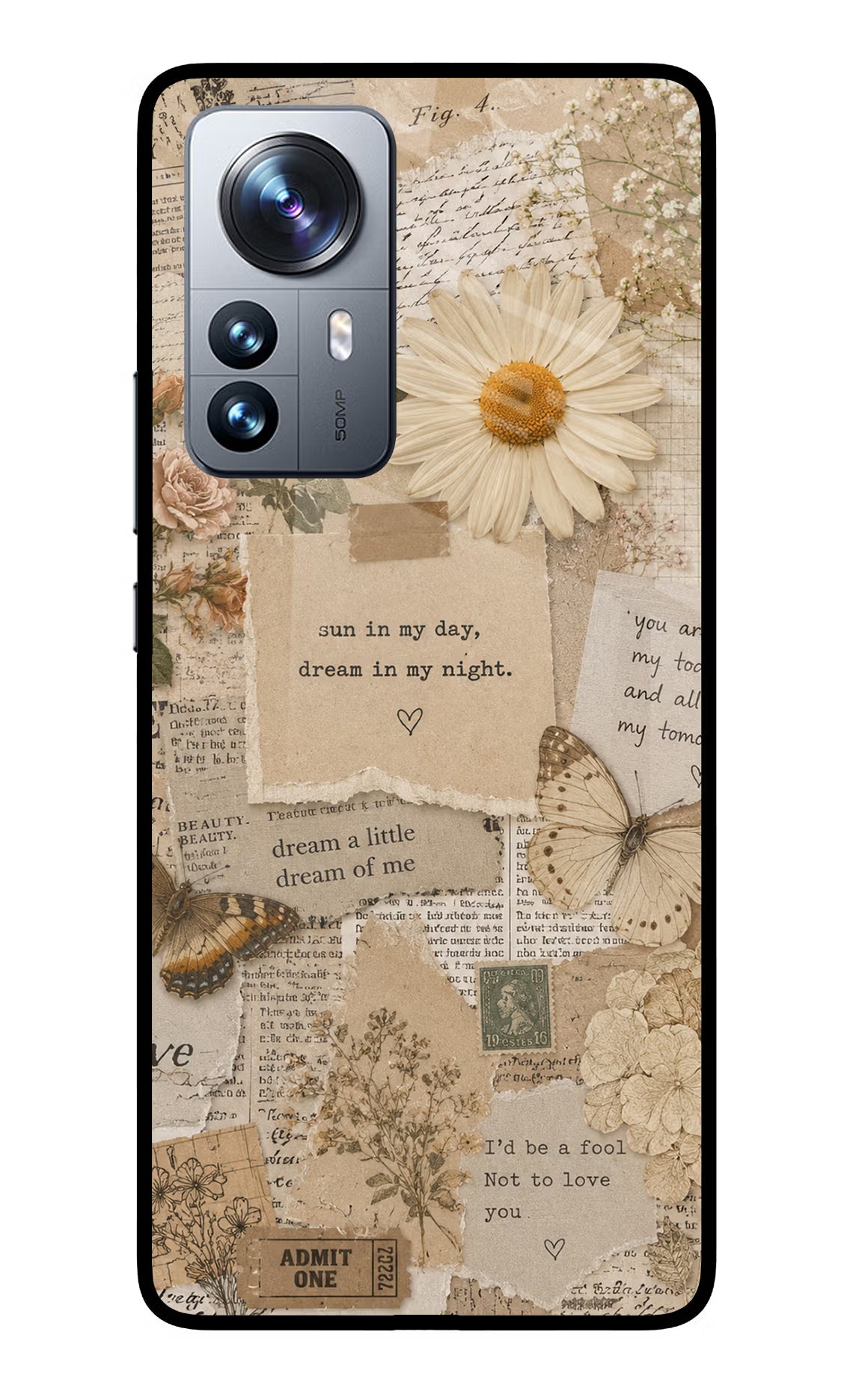Vintage case Mi 12 Pro 5G Back Cover - Vintage case Mi 12 Pro 5G Glass Case Back Cover by Casekaro Vintage case Mi 12 Pro 5G Glass Case Back Cover by Casekaro