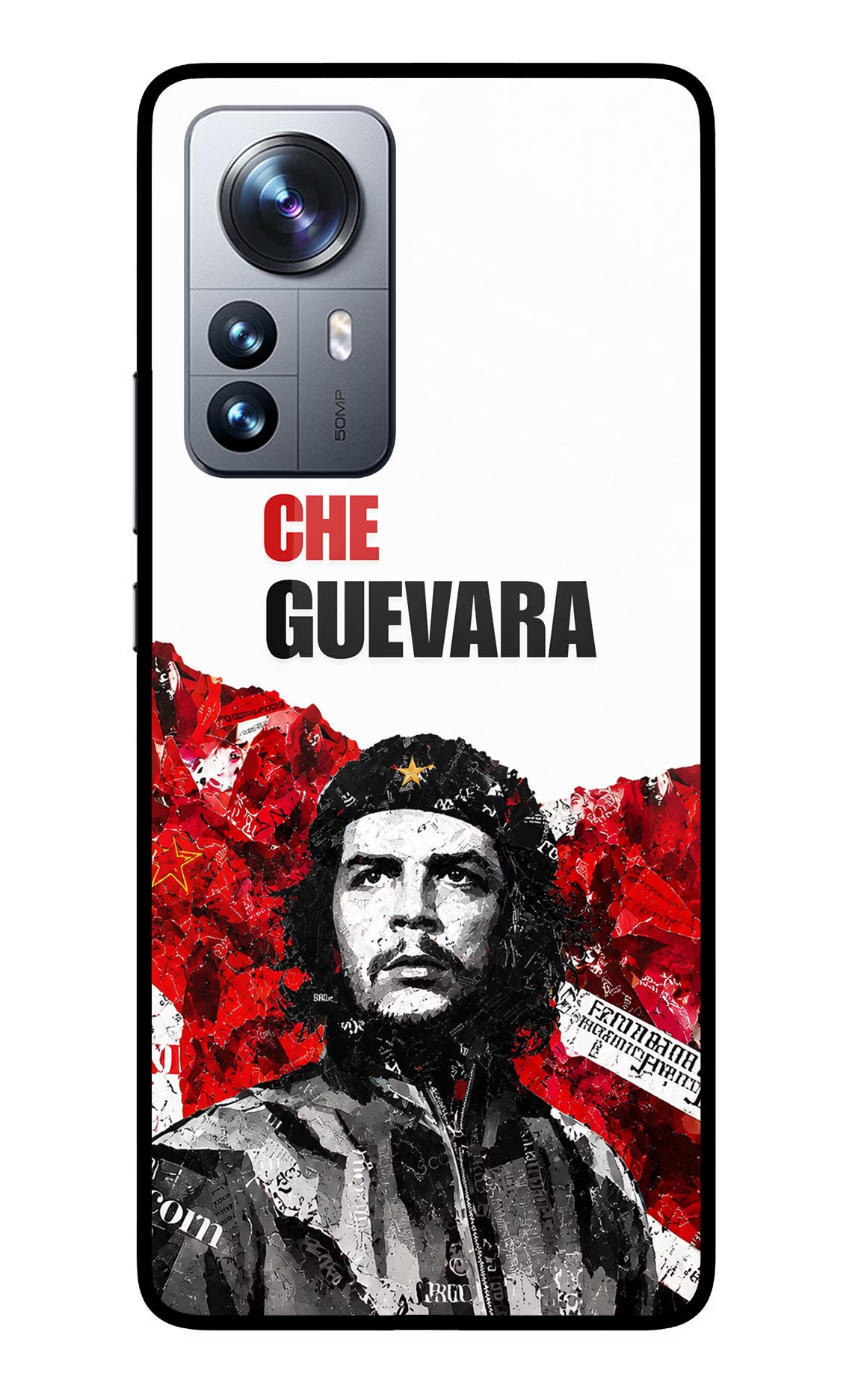 Che Guevara Revolution Mi 12 Pro 5G Glass Case - Che Guevara Revolution Mi 12 Pro 5G Glass Case Che Guevara Revolution Mi 12 Pro 5G Glass Case
